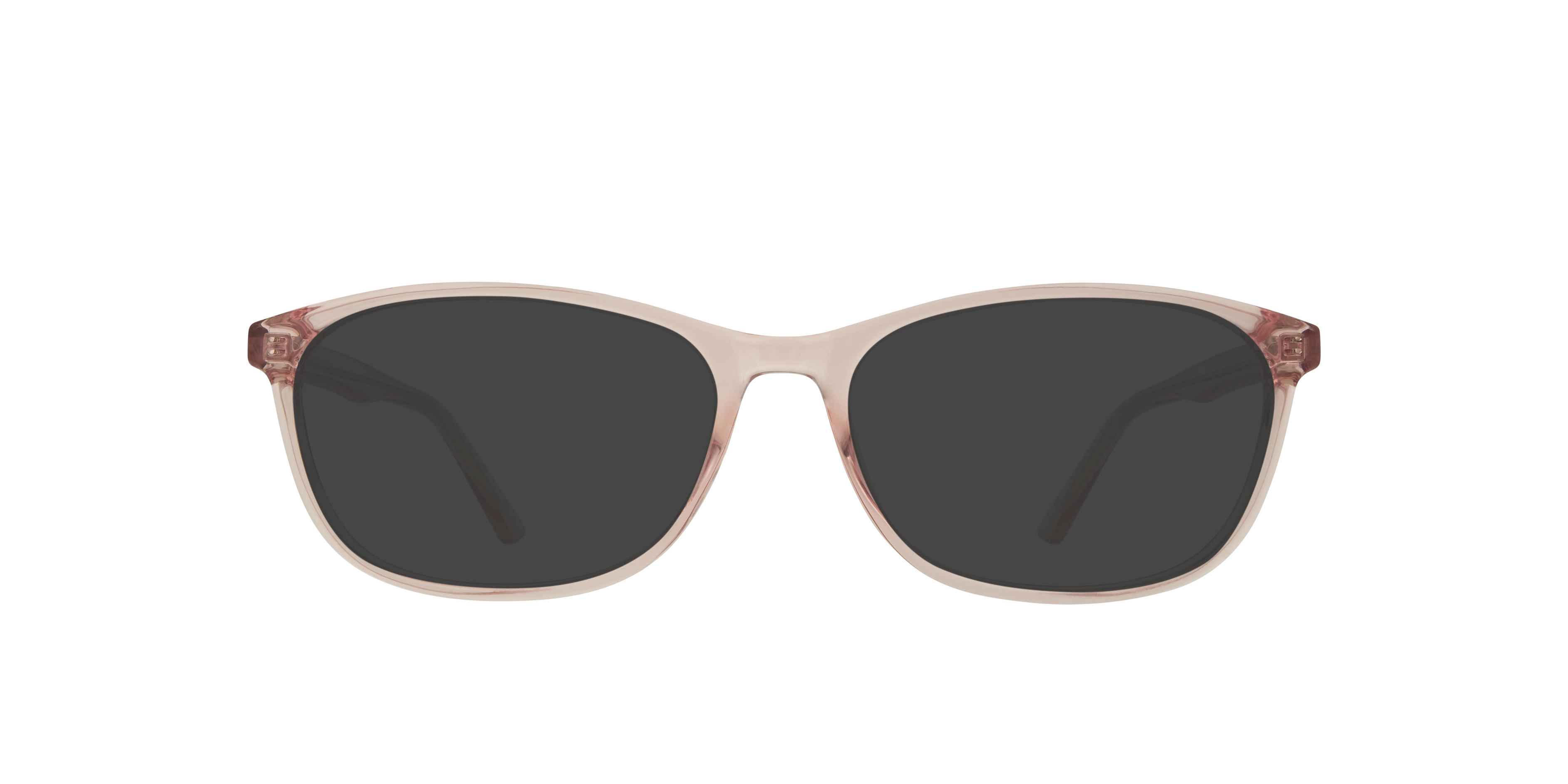 Kelby Crystal Light Pink PlasticEyeglass Frames for Glasses Direct, with Tinted Lenses