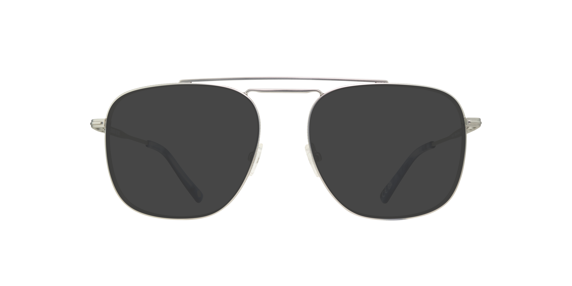 Jacob Matte Silver MetalEyeglass Frames for Glasses Direct, with Tinted Lenses
