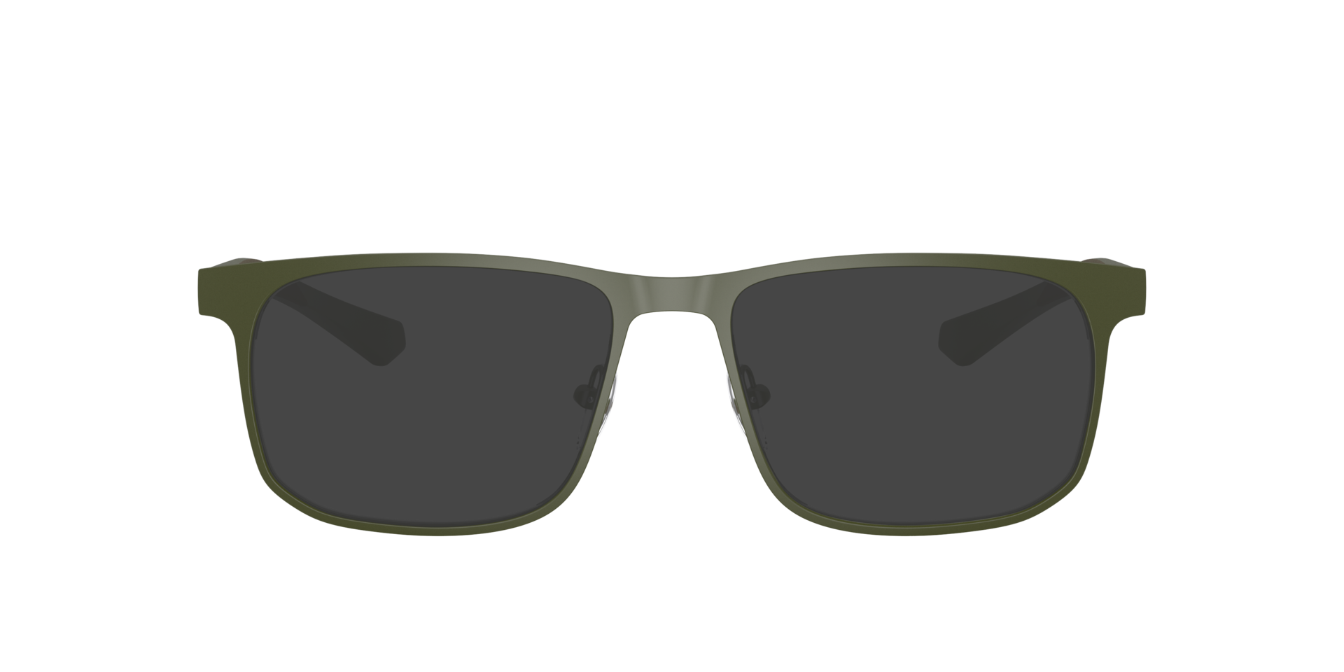 EA1163 Matte Green MetalEyeglass Frames for Glasses Direct, with Tinted Lenses