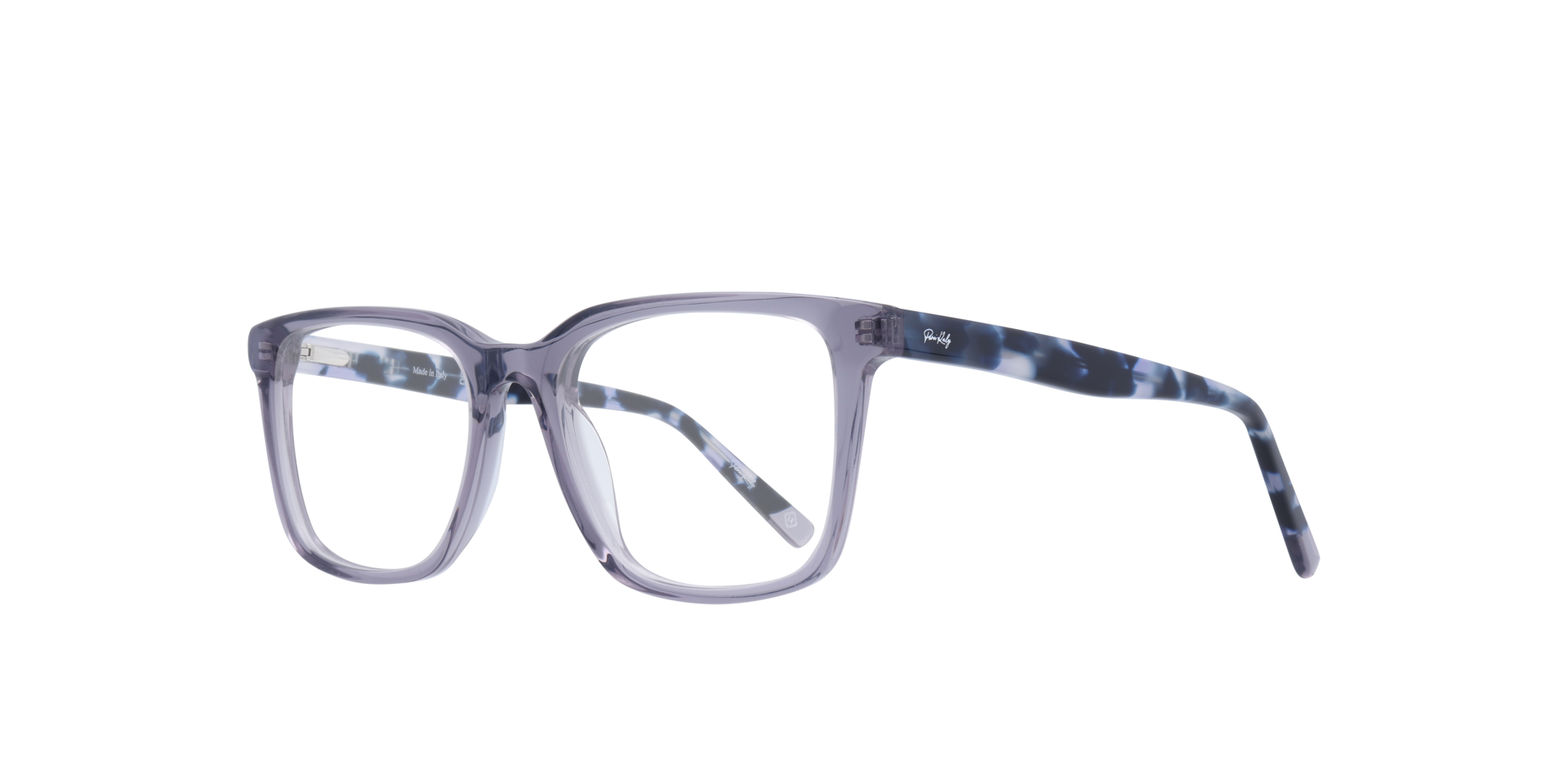 FIFTEEN Blue AcetateEyeglass Frames for Glasses Direct, Angle View