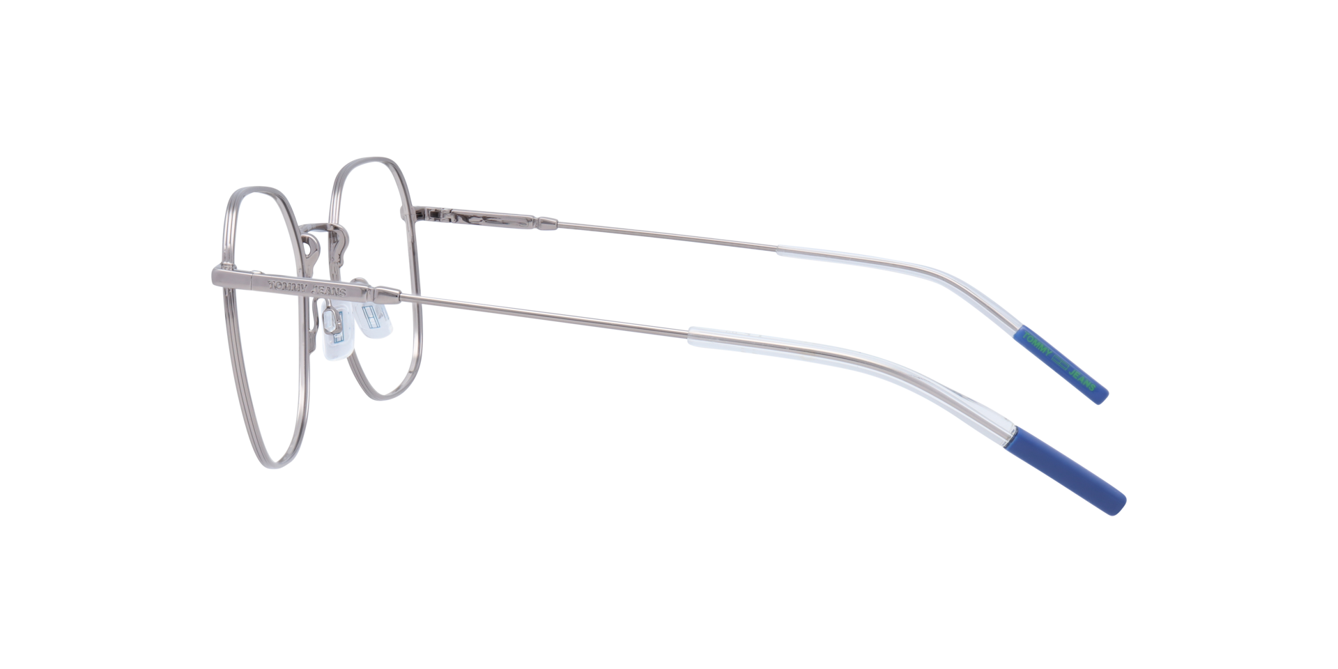 TJ 0091 Silver MetalEyeglass Frames for Glasses Direct, Side View