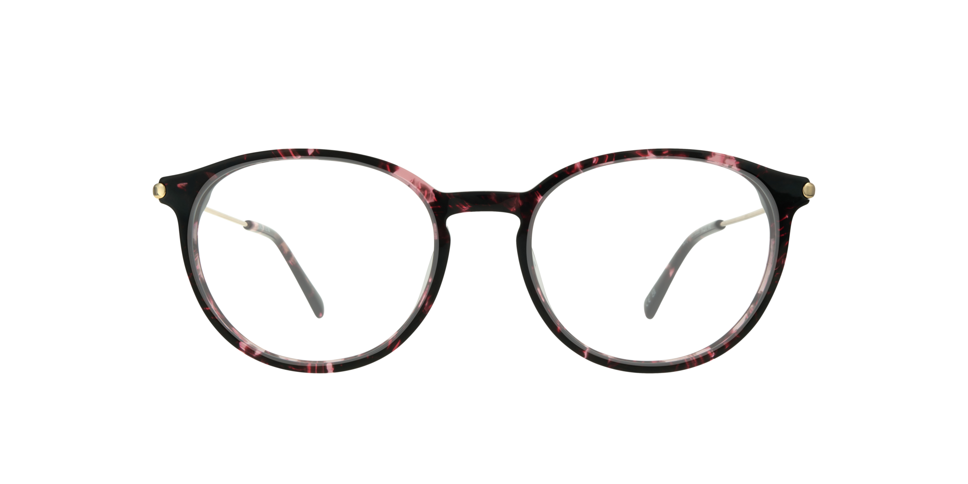 Kitty Pink Pattern AcetateEyeglass Frames for Glasses Direct, Front View