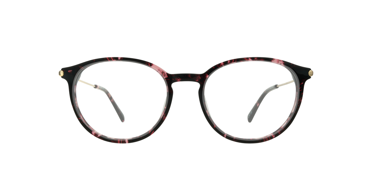 London Retro Women's Pink Pattern Phantos Acetate Eyeglasses Online - Full Rim - Kitty