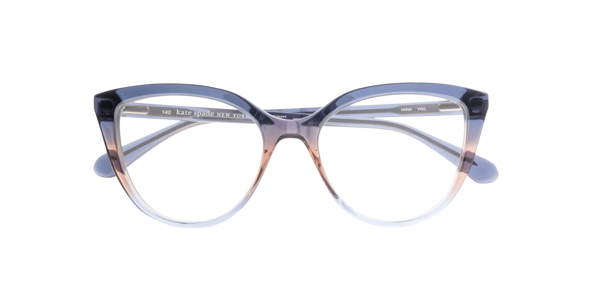 Hana Blue AcetateEyeglass Frames for Glasses Direct, Closed View