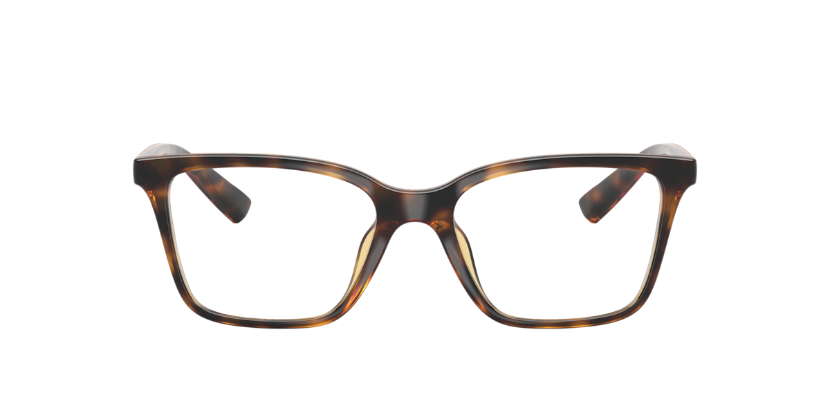 Shiny Havana square Plastic eyeglasses Online - Full Rim - AX3146U