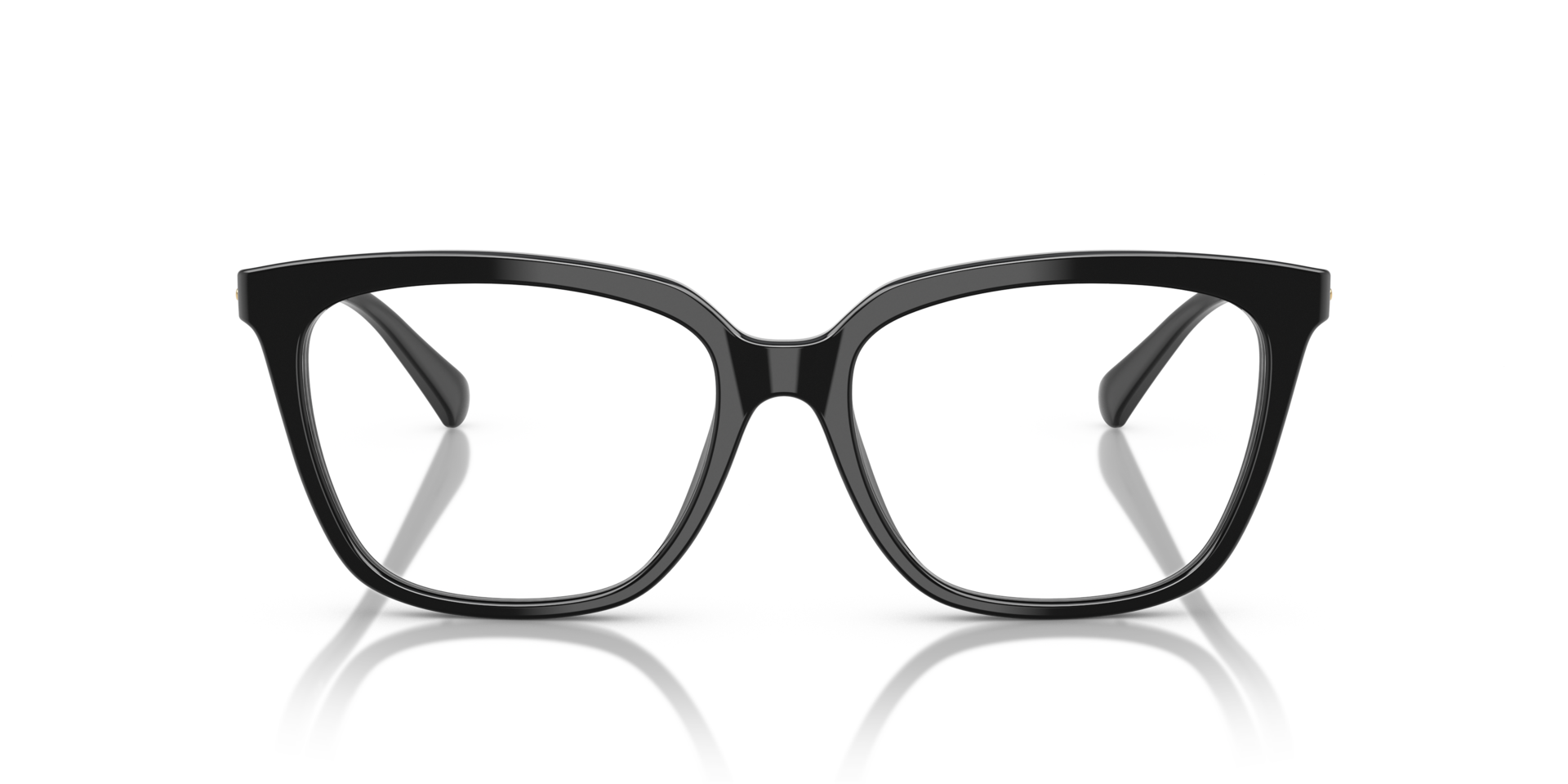 EA3248 Shiny Black AcetateEyeglass Frames for Glasses Direct, Front View