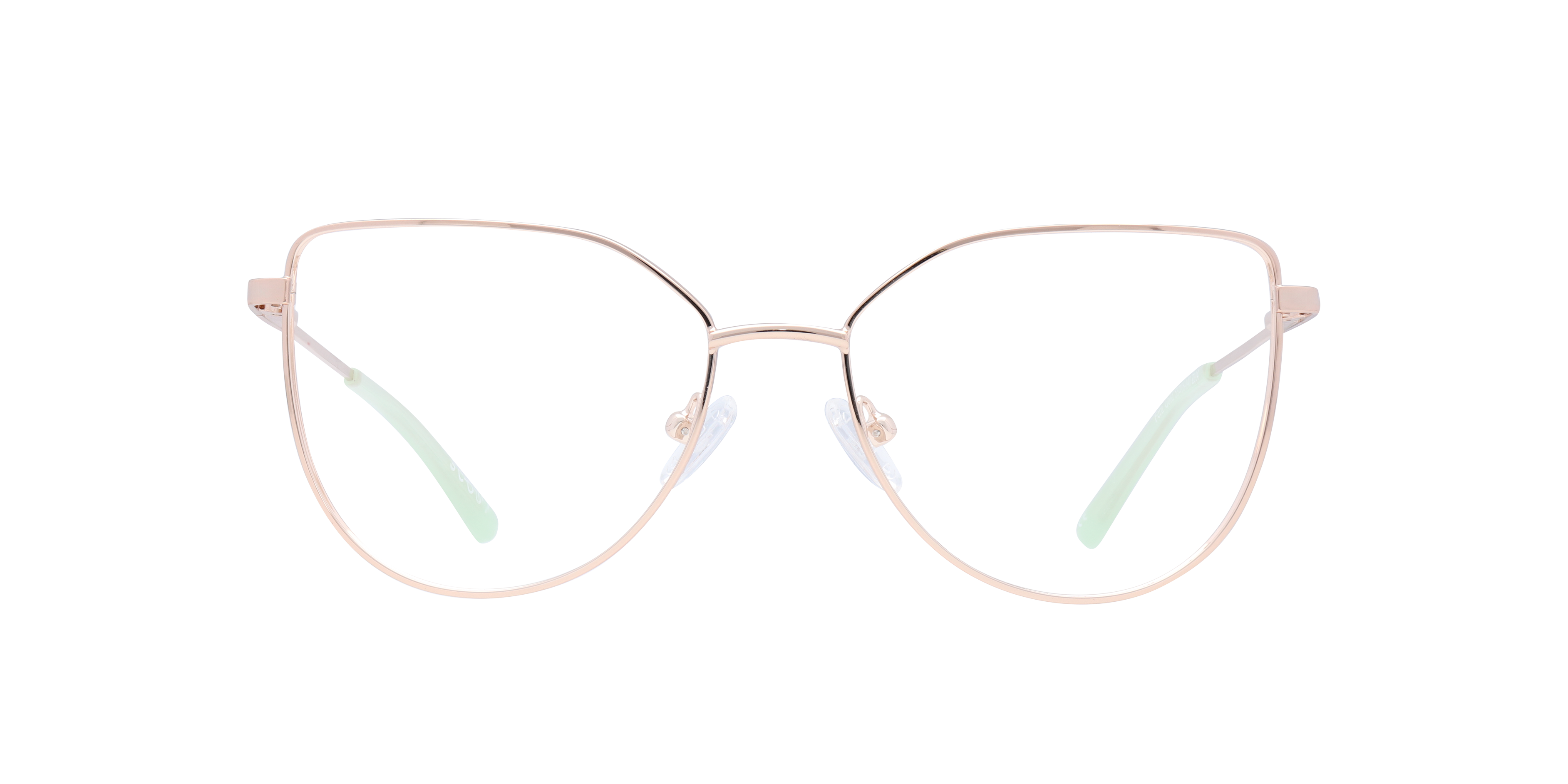 Fern Gold MetalEyeglass Frames for Glasses Direct, Front View