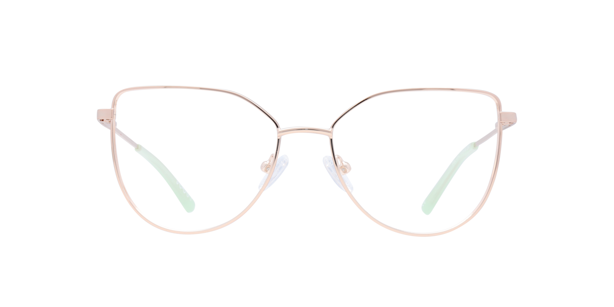 Gold cat-eye Metal eyeglasses Online - Full Rim - Fern