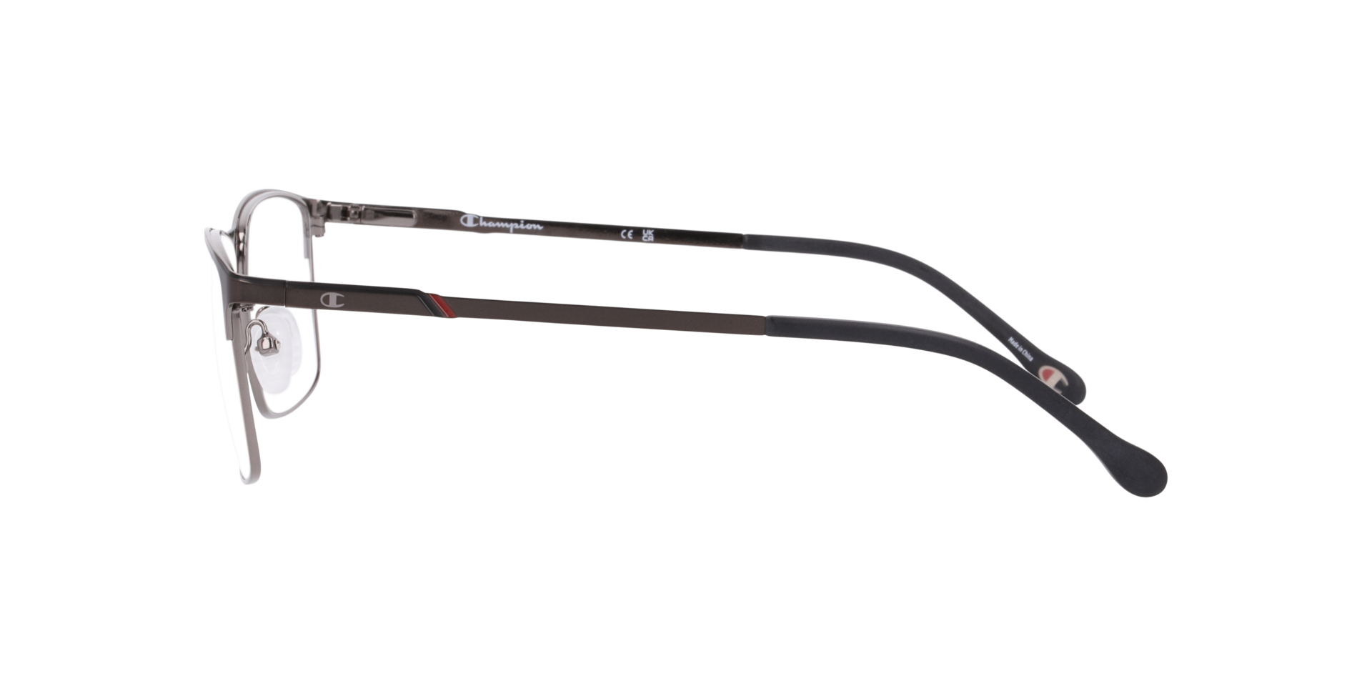 Cu4015 Gunmetal MetalEyeglass Frames for Glasses Direct, Side View