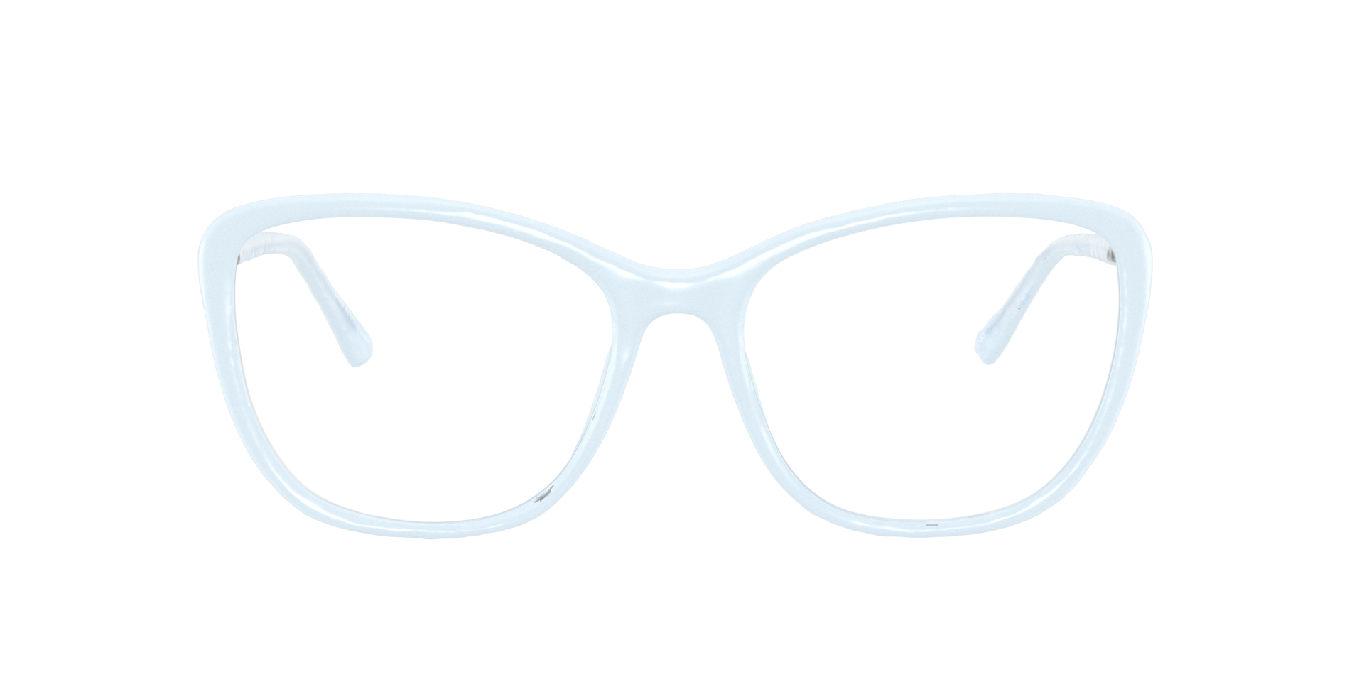 Marigold Milky Light Blue AcetateEyeglass Frames for Glasses Direct, Front View
