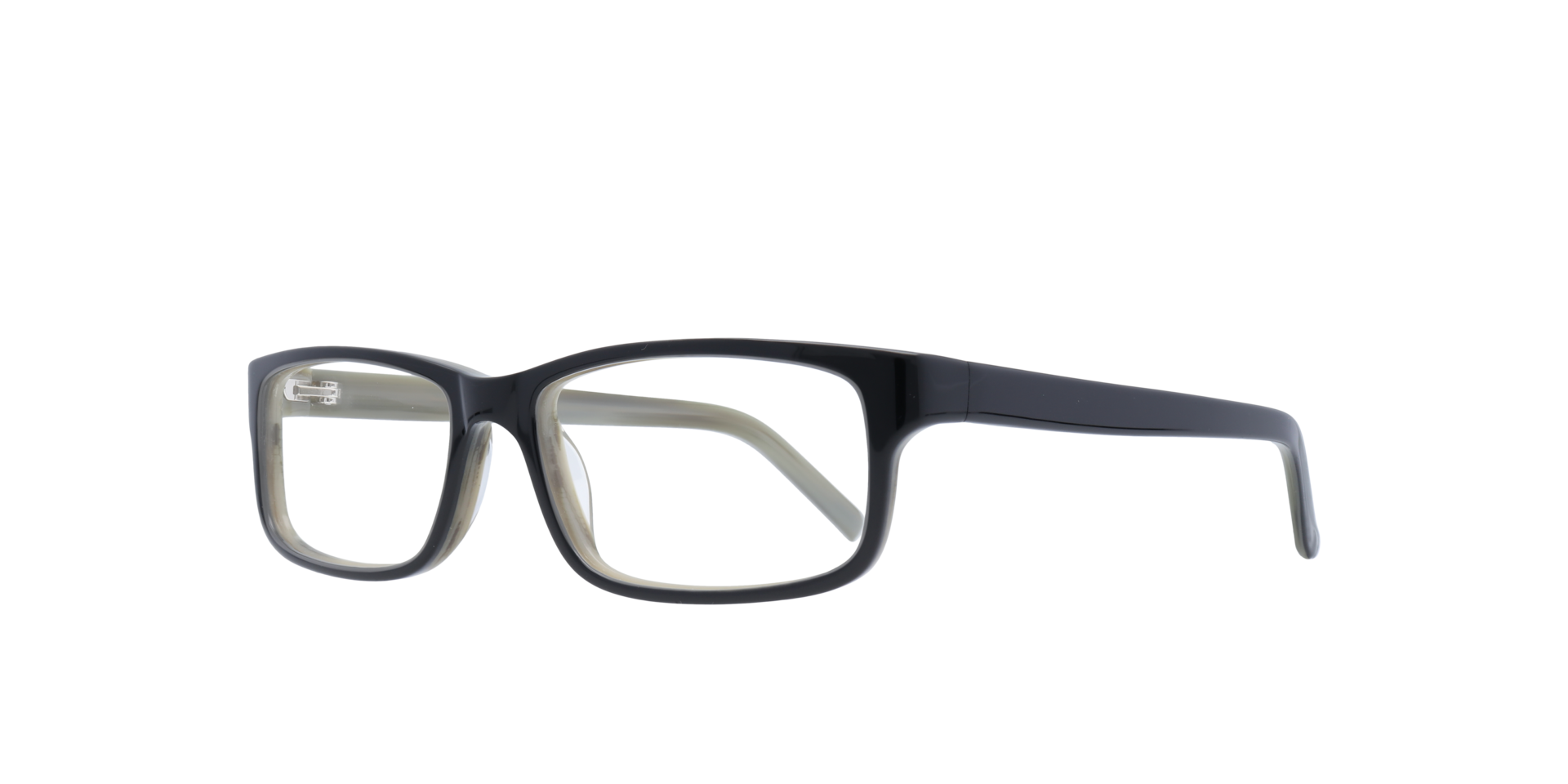 Howard Black AcetateSunglass Frames for Glasses Direct, Angle View