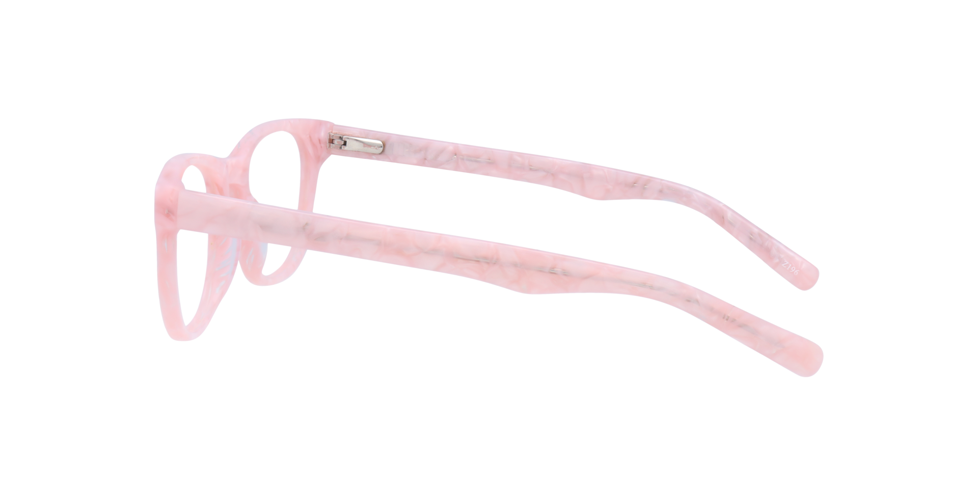 Andi Pink Opal AcetateEyeglass Frames for Glasses Direct, Side View