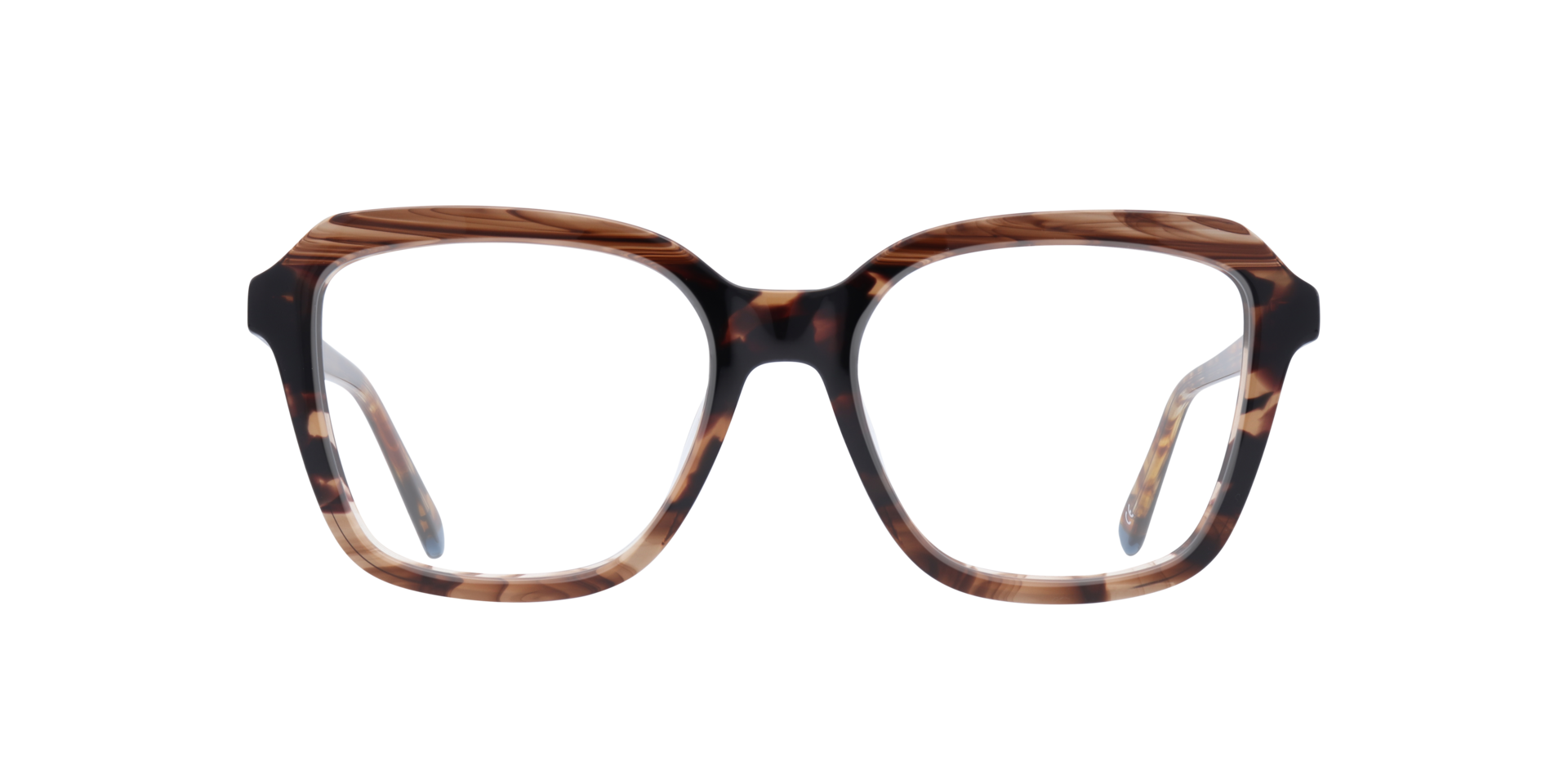 Turchi Brown AcetateEyeglass Frames for Glasses Direct, Front View