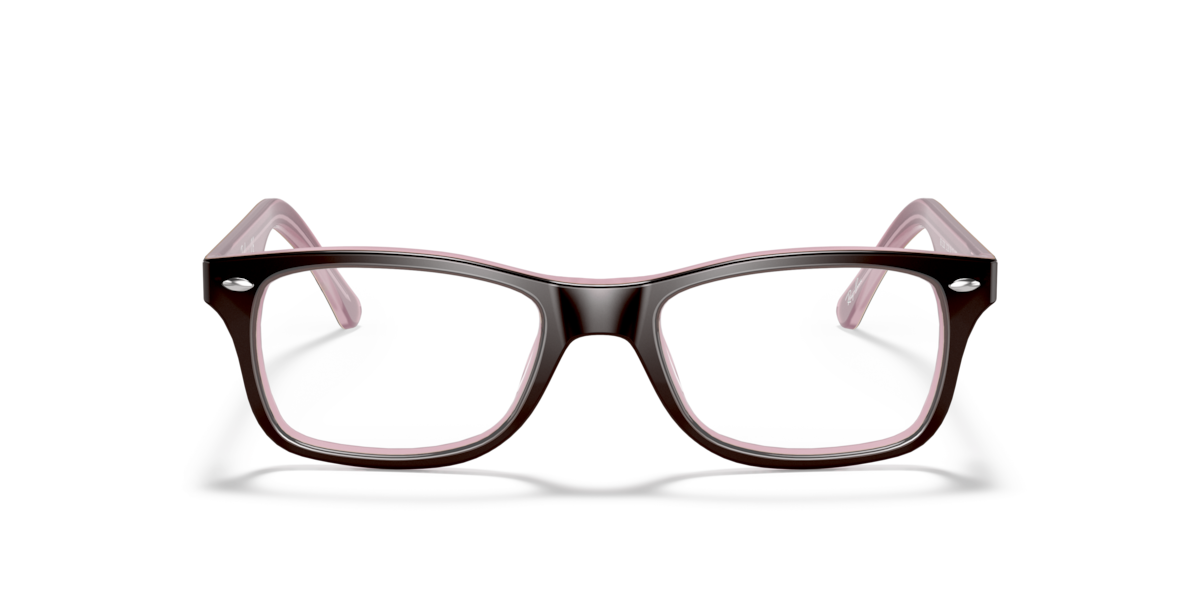 Ray-Ban RX 5228 Rectangular Glasses 50mm Brown Acetate - Image 5