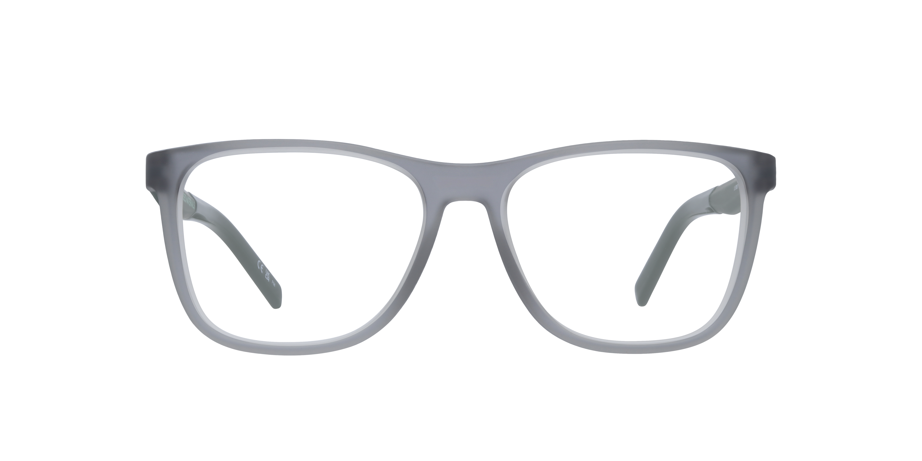 LV 5050 Grey Green PlasticEyeglass Frames for Glasses Direct, Front View