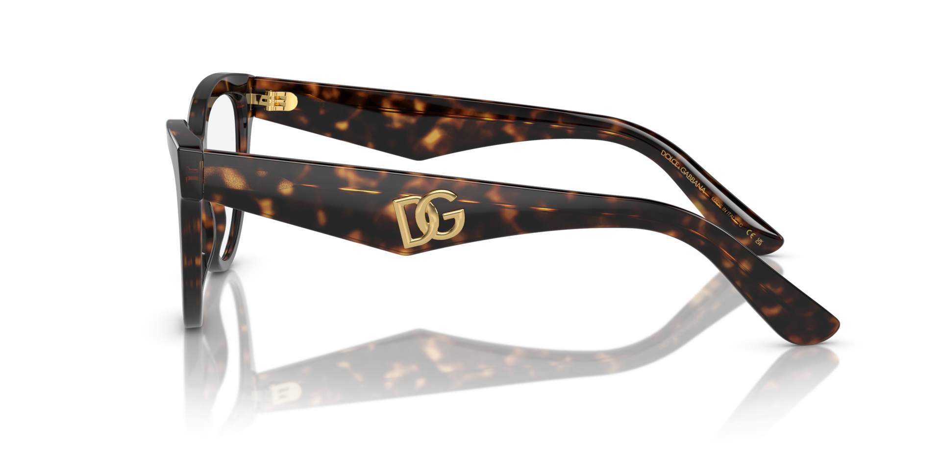DG3372 Havana AcetateEyeglass Frames for Glasses Direct, Side View