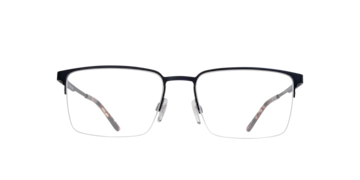 Matte Navy Hector -  Metal Glasses