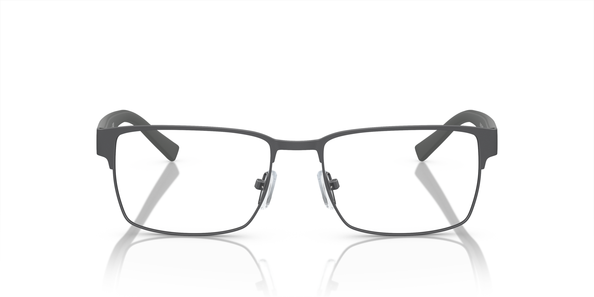 AX1019 Matte Gunmetal MetalEyeglass Frames for Glasses Direct, Front View