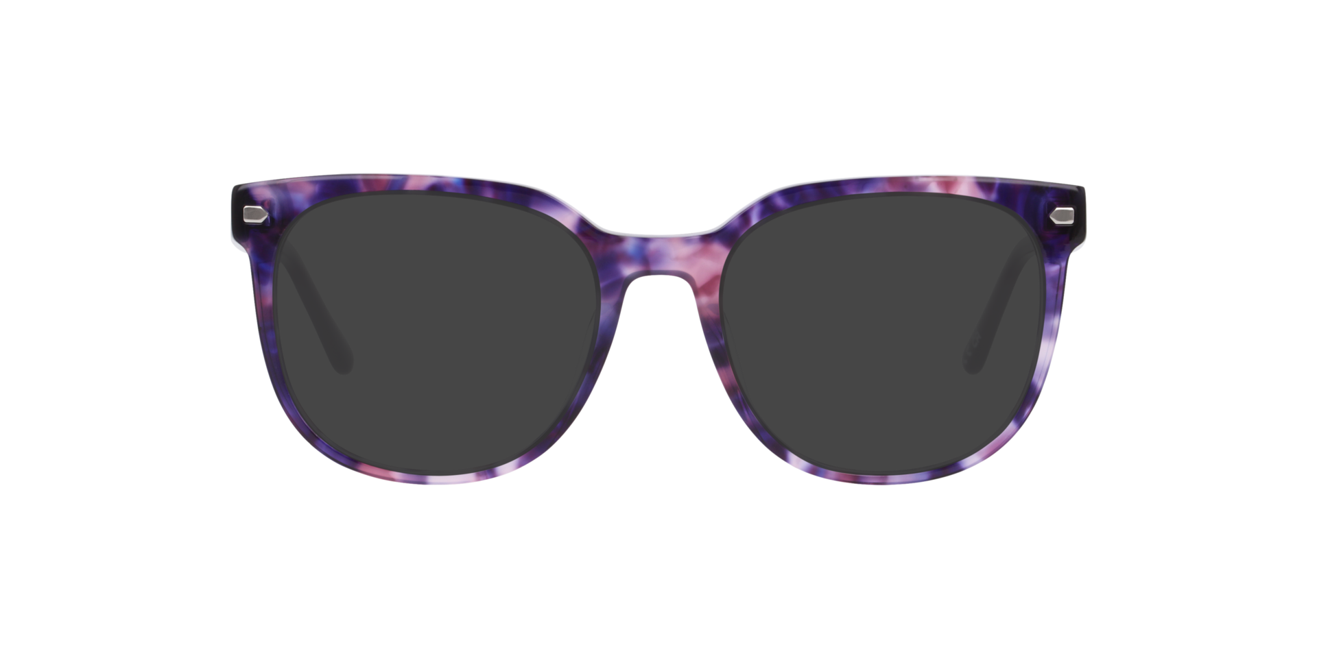 Merlyn Havana Purple AcetateEyeglass Frames for Glasses Direct, with Tinted Lenses