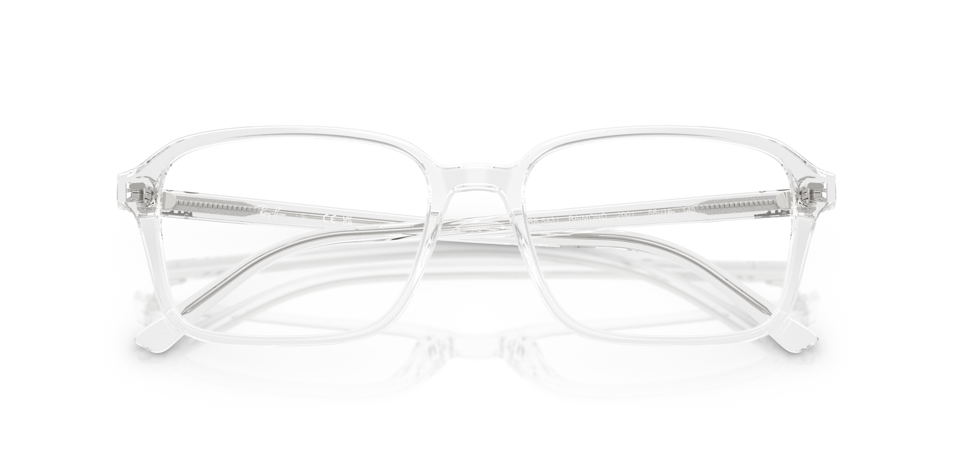 Raimond Optics Transparent AcetateEyeglass Frames for Glasses Direct, Closed View