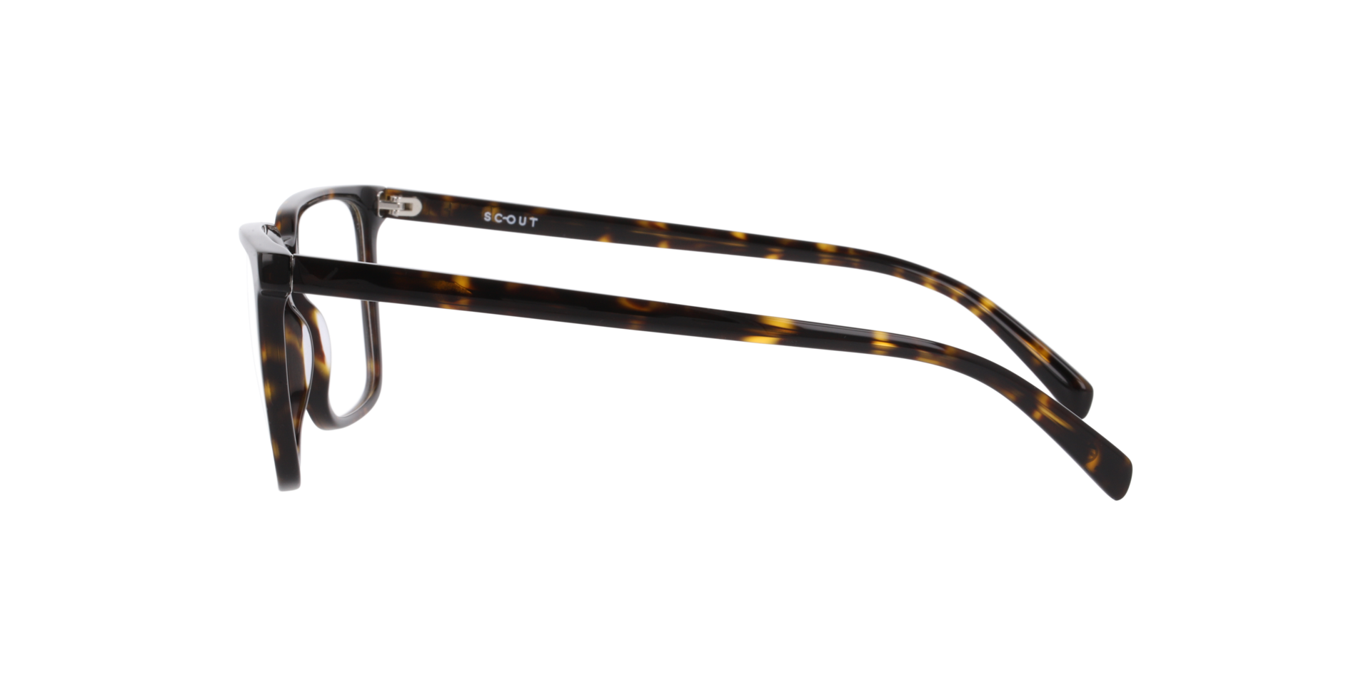 Mitchell Havana Brown AcetateEyeglass Frames for Glasses Direct, Side View