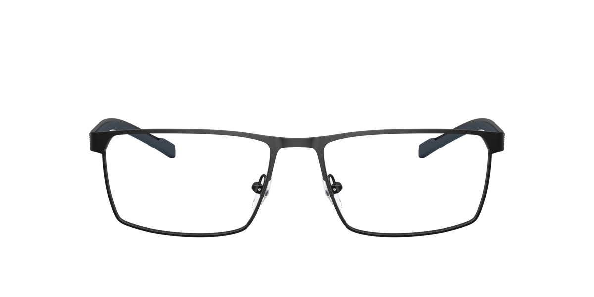 Emporio Armani Black Ea1190 3001 Man Optical Frames Metal Transparent Squared Normal - Image 2