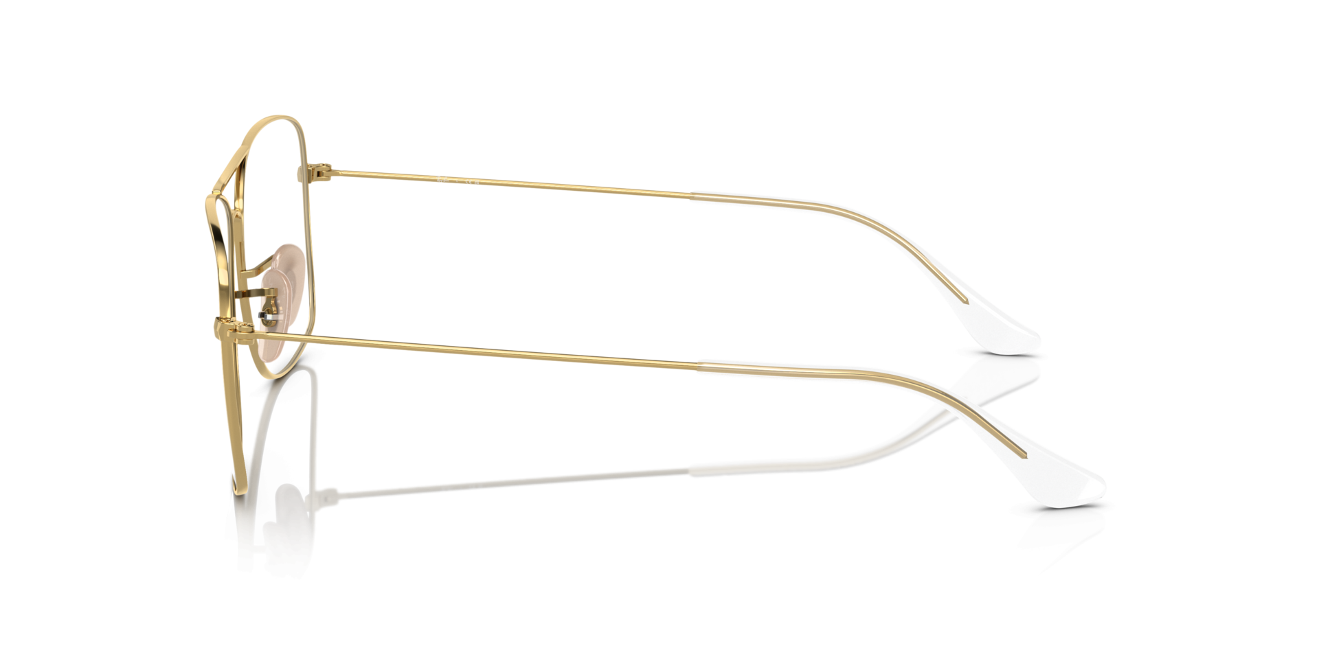 RB6498 Optics Arista Gold MetalEyeglass Frames for Glasses Direct, Side View