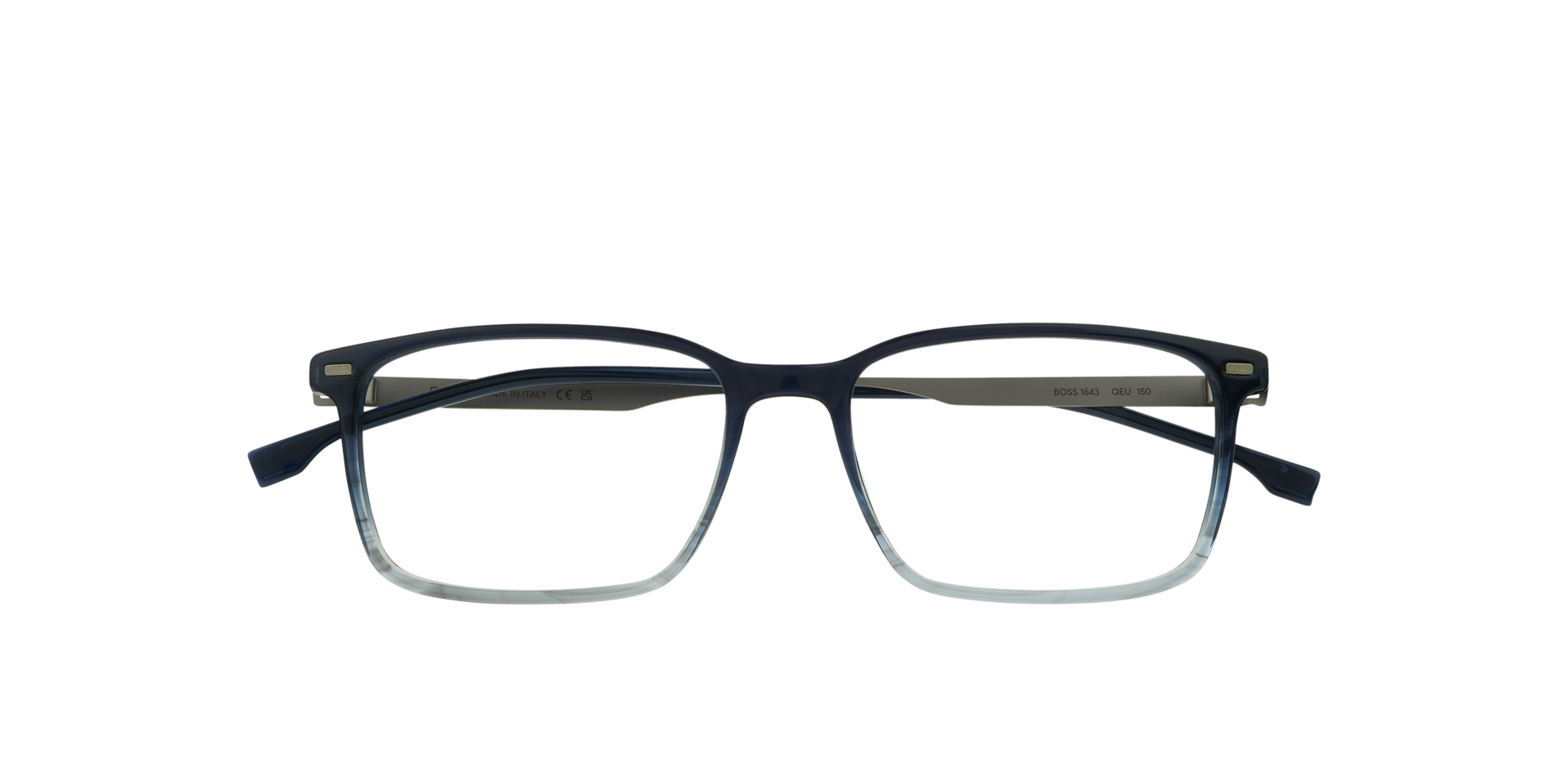 BOSS 1643 Blue AcetateEyeglass Frames for Glasses Direct, Closed View