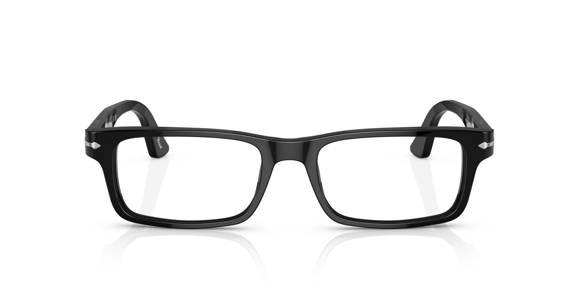 PO3050V Black AcetateEyeglass Frames for Glasses Direct, Front View
