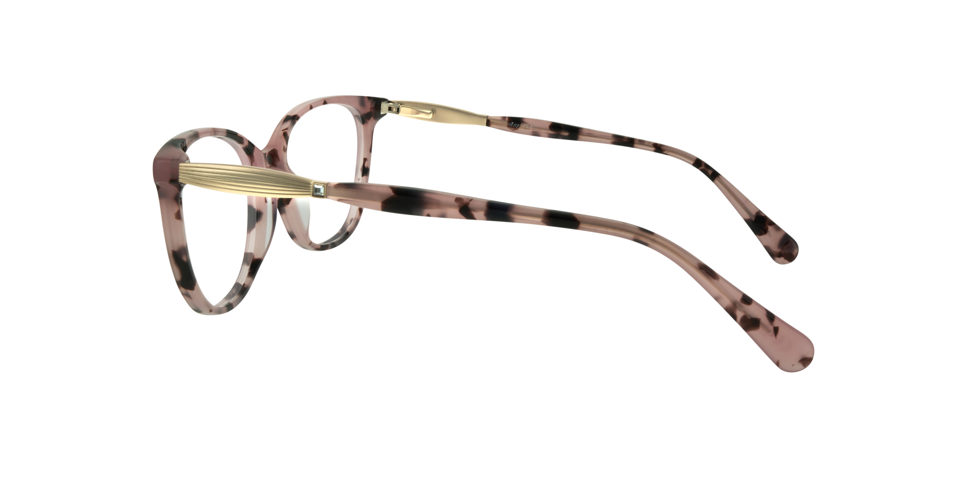 Janet Havana Pink AcetateSunglass Frames for Glasses Direct, Side View