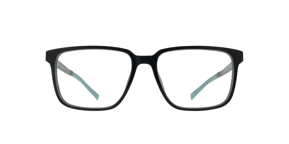 Harrington Sport Men's Black Rectangle Plastic Eyeglasses Online - Full Rim - Jack