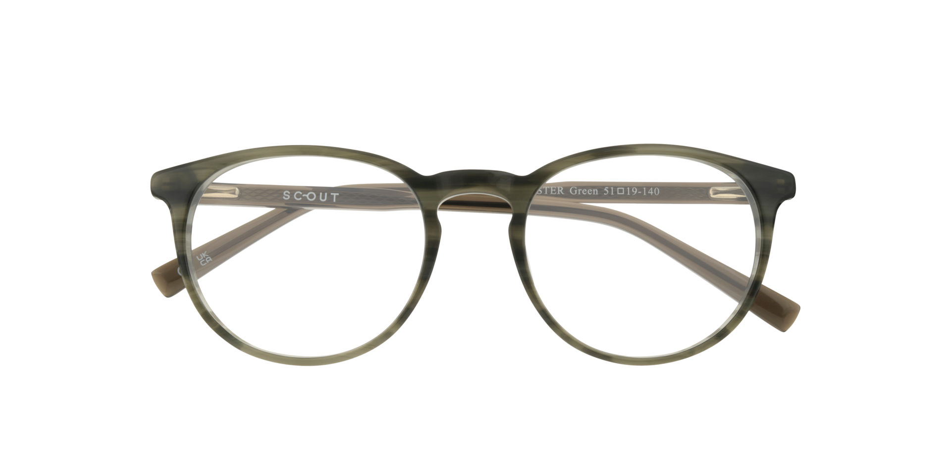 Lester Green AcetateEyeglass Frames for Glasses Direct, Closed View
