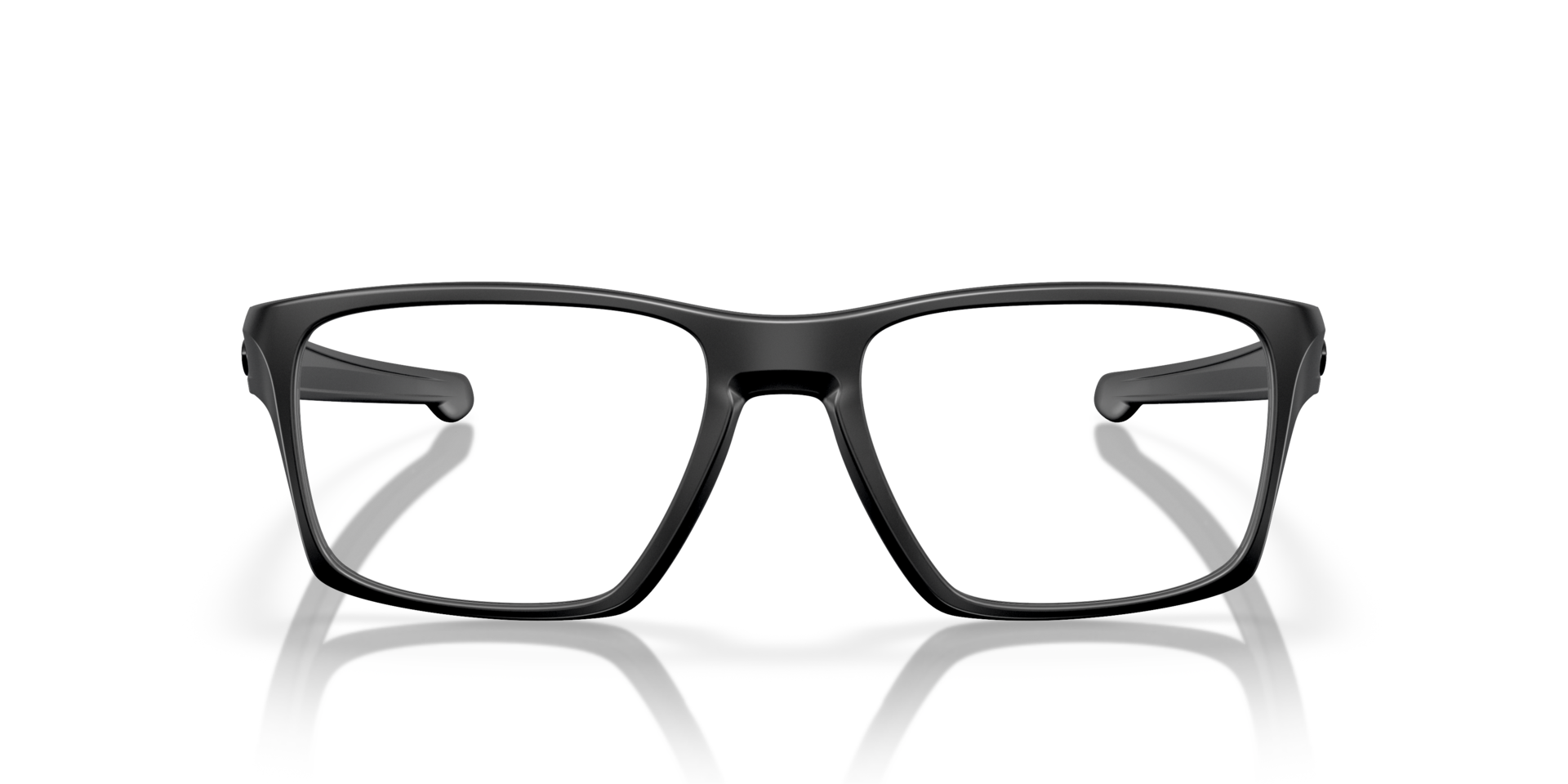Litebeam Satin Black PlasticEyeglass Frames for Glasses Direct, Front View