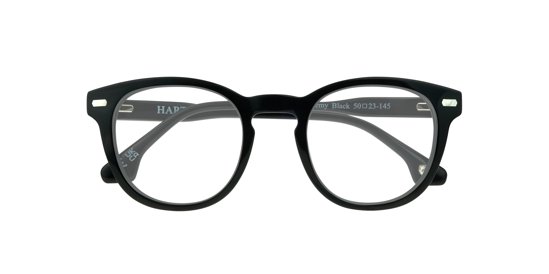 Jeremy Black AcetateEyeglass Frames for Glasses Direct, Closed View