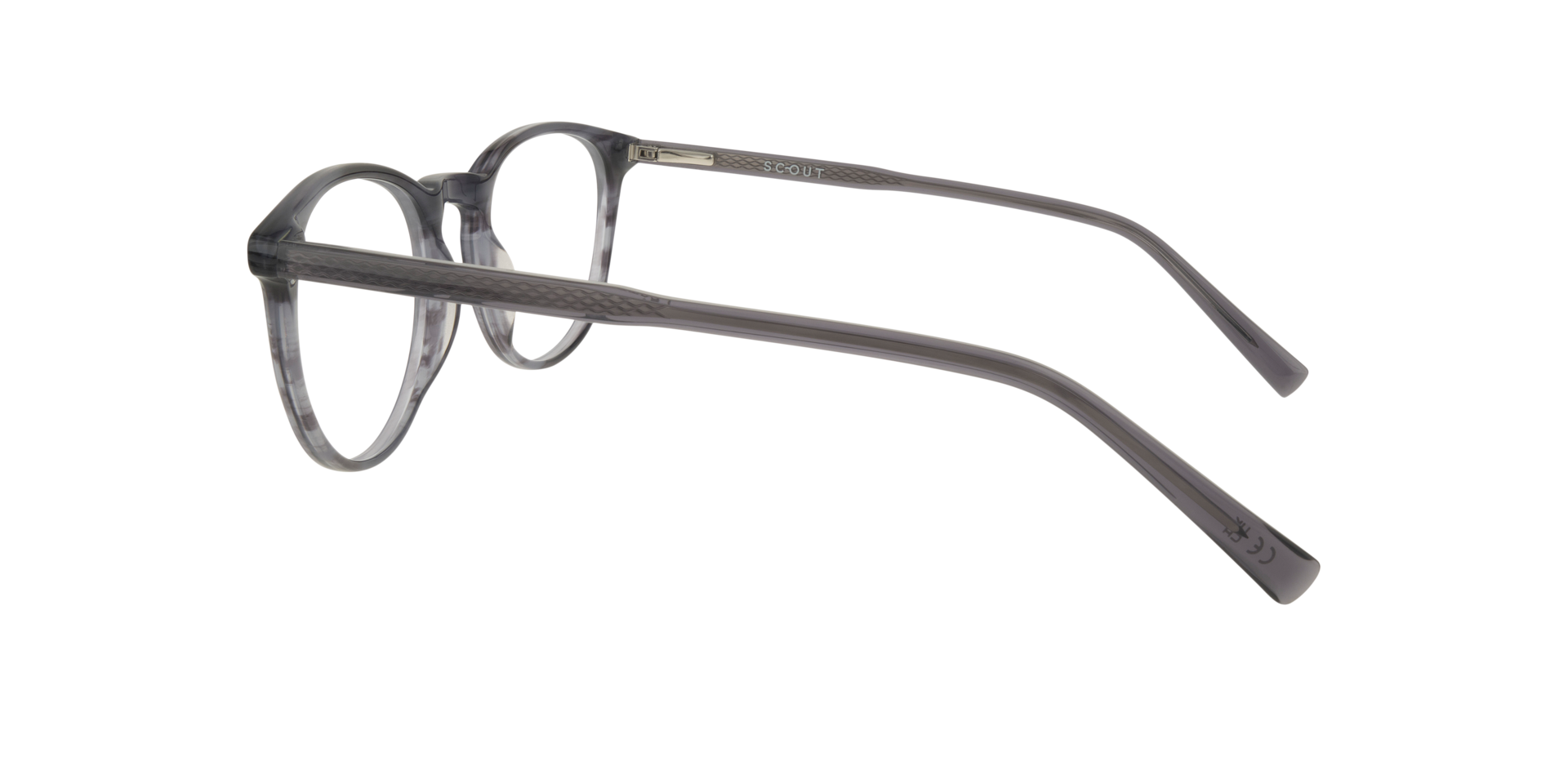 Lester Blue AcetateEyeglass Frames for Glasses Direct, Side View