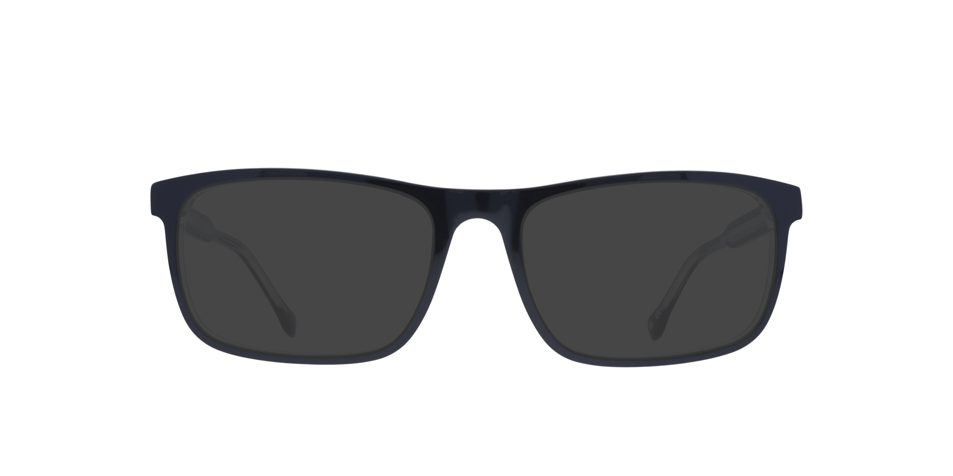 Hudson Bi Layer Black & Crystal AcetateEyeglass Frames for Glasses Direct, with Tinted Lenses
