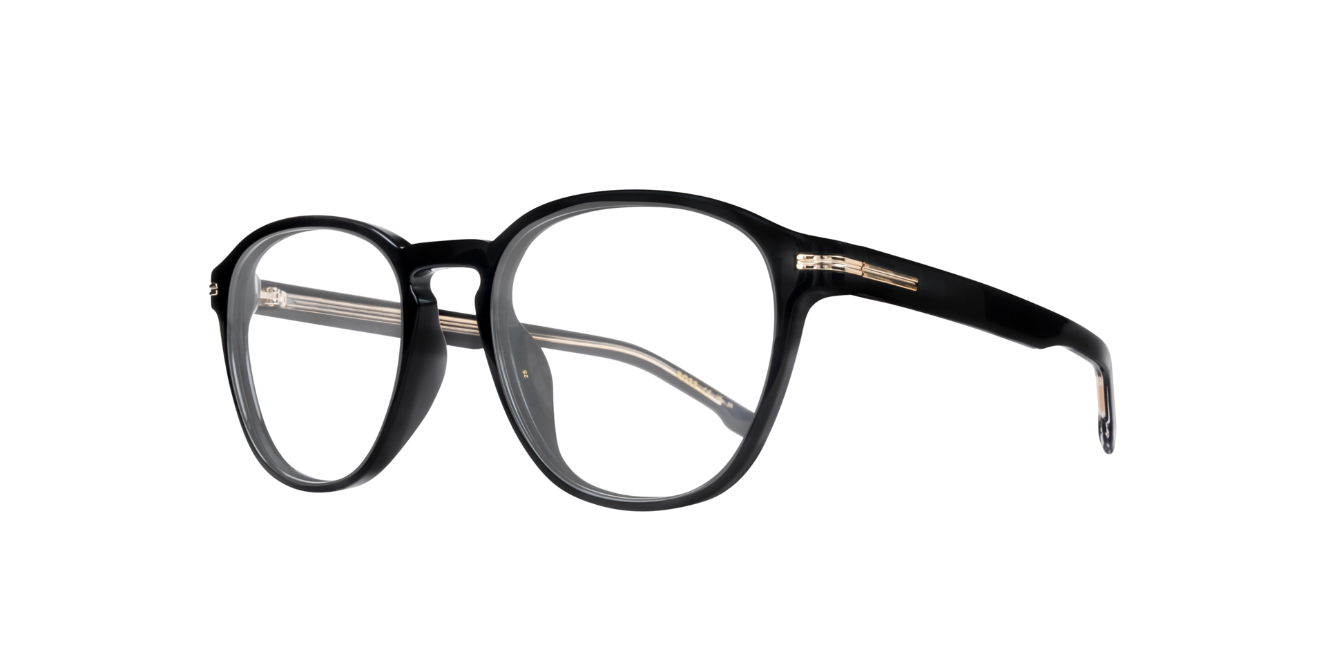 BOSS 1509/G Black PlasticEyeglass Frames for Glasses Direct, Angle View