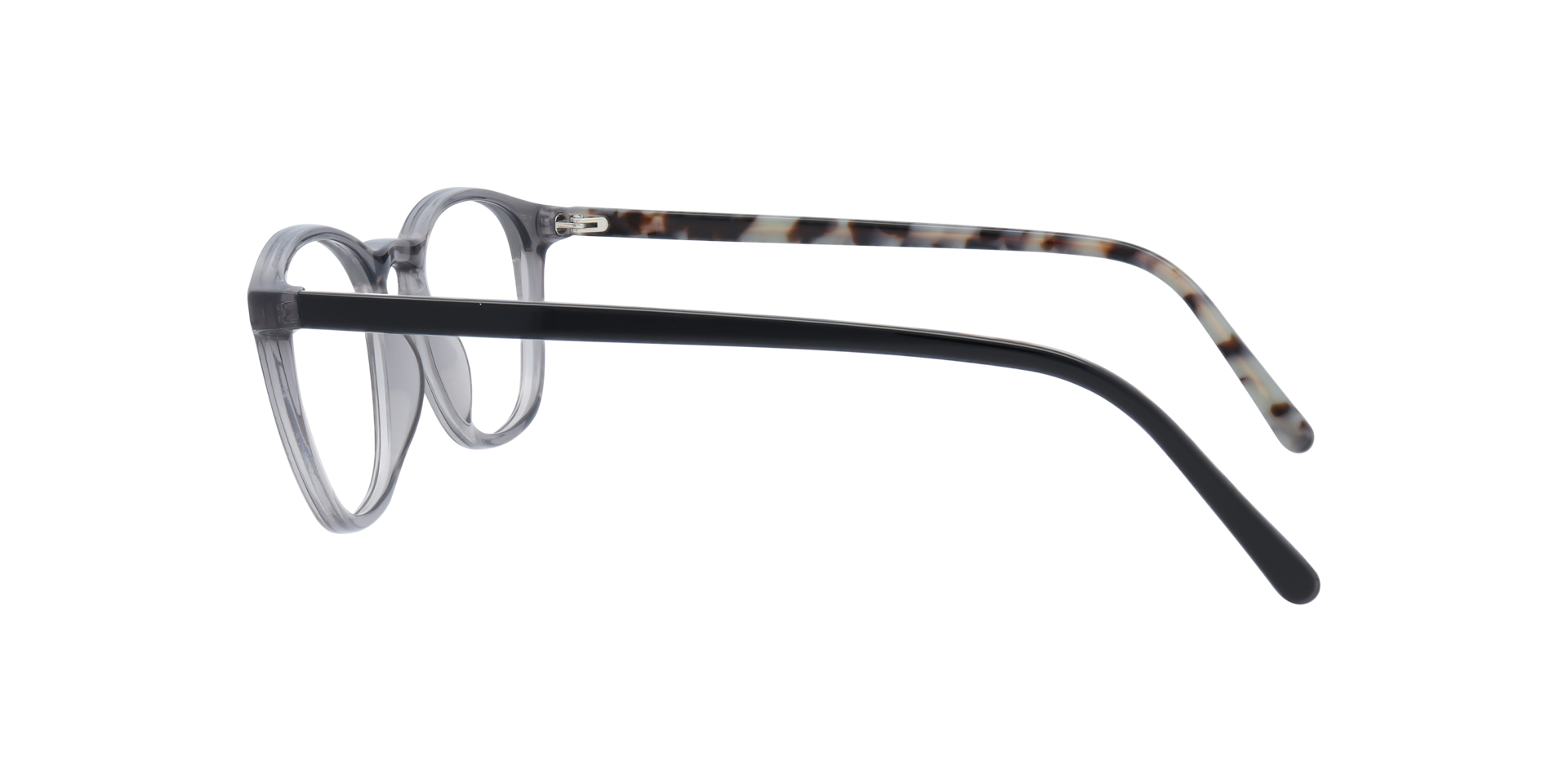 Whitley Grey AcetateEyeglass Frames for Glasses Direct, Side View