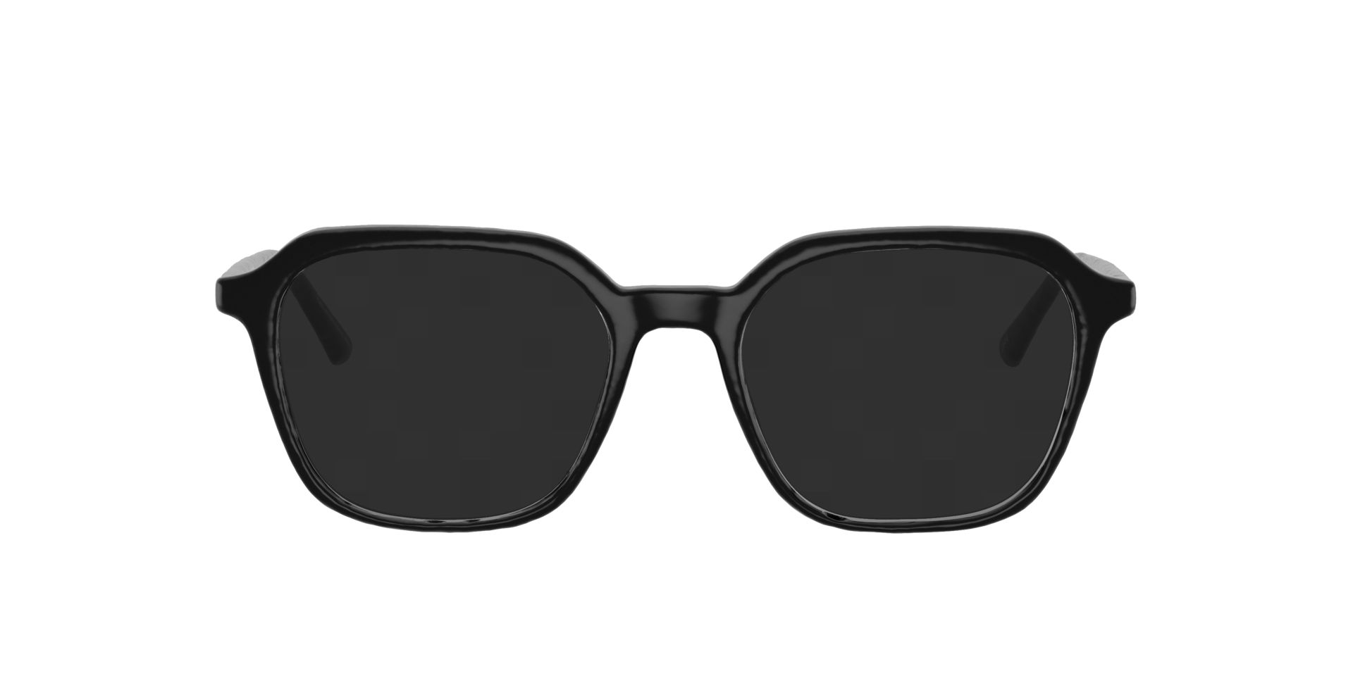 Marin Black PlasticEyeglass Frames for Glasses Direct, with Tinted Lenses