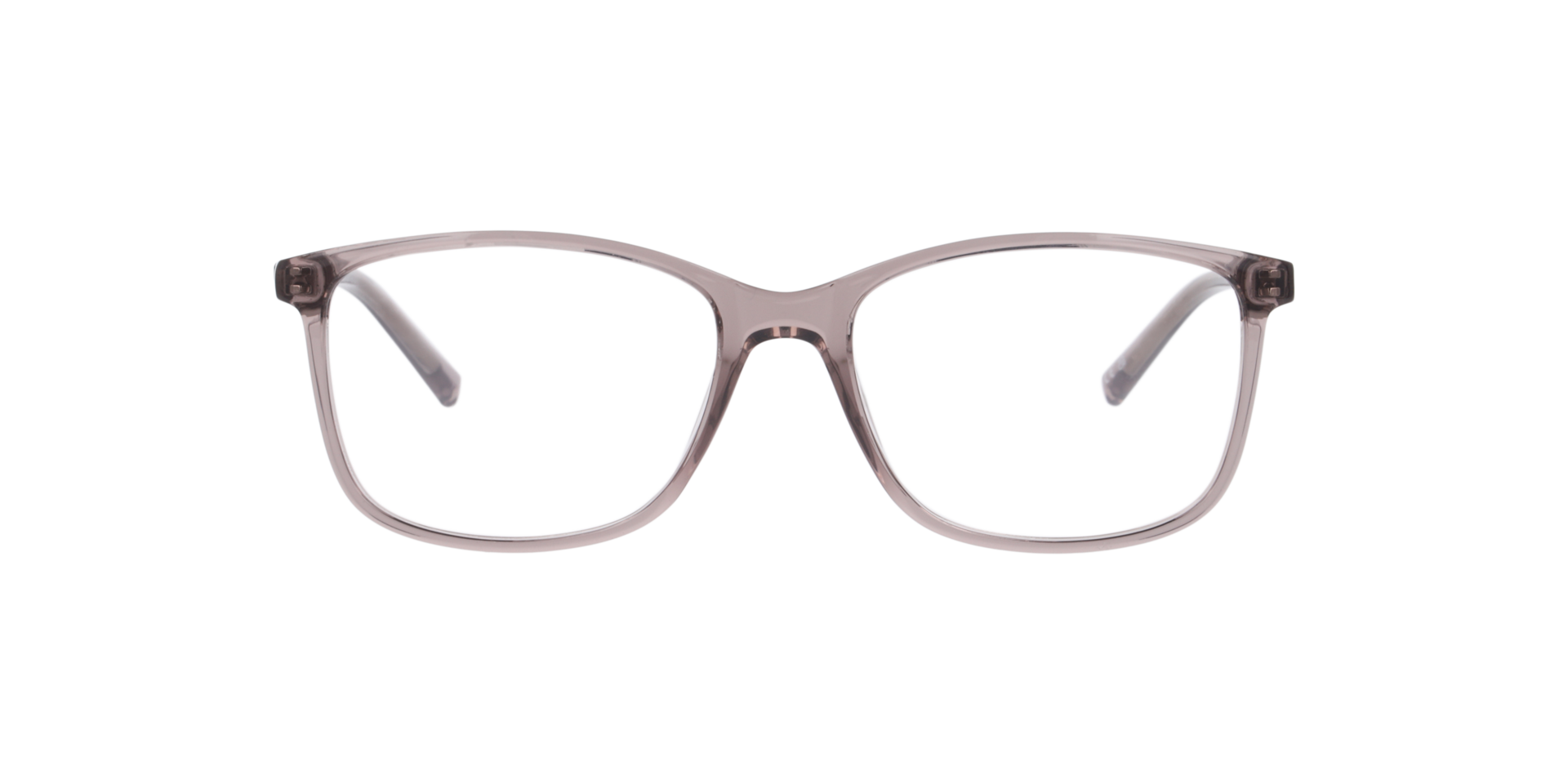 Jax Crystal Grey PlasticEyeglass Frames for Glasses Direct, Front View