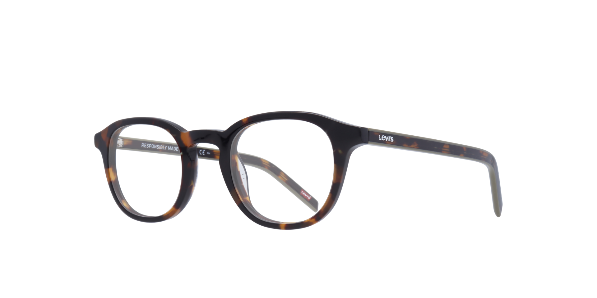 LV 1029 Tortoise AcetateEyeglass Frames for Glasses Direct, Angle View