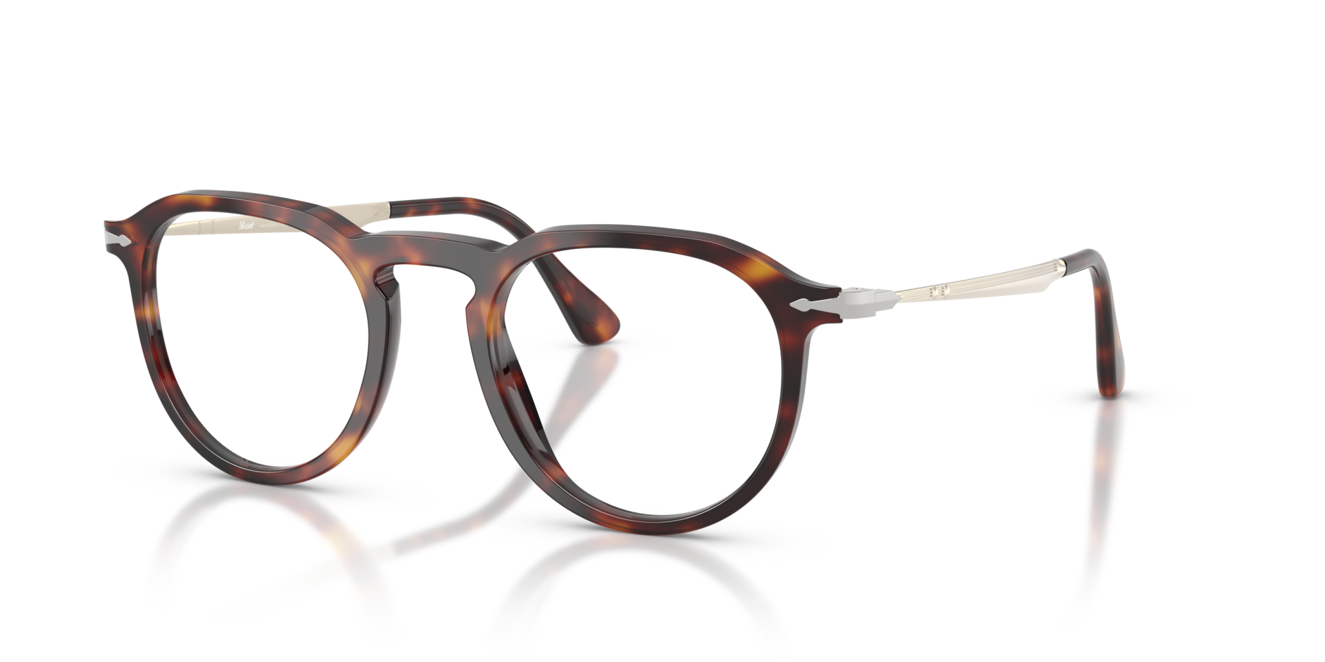 PO3387V Havana AcetateEyeglass Frames for Glasses Direct, Angle View