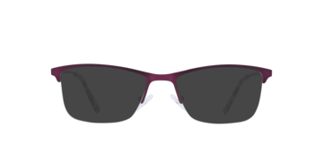 Matte Purple Elise -  Metal Sunglasses