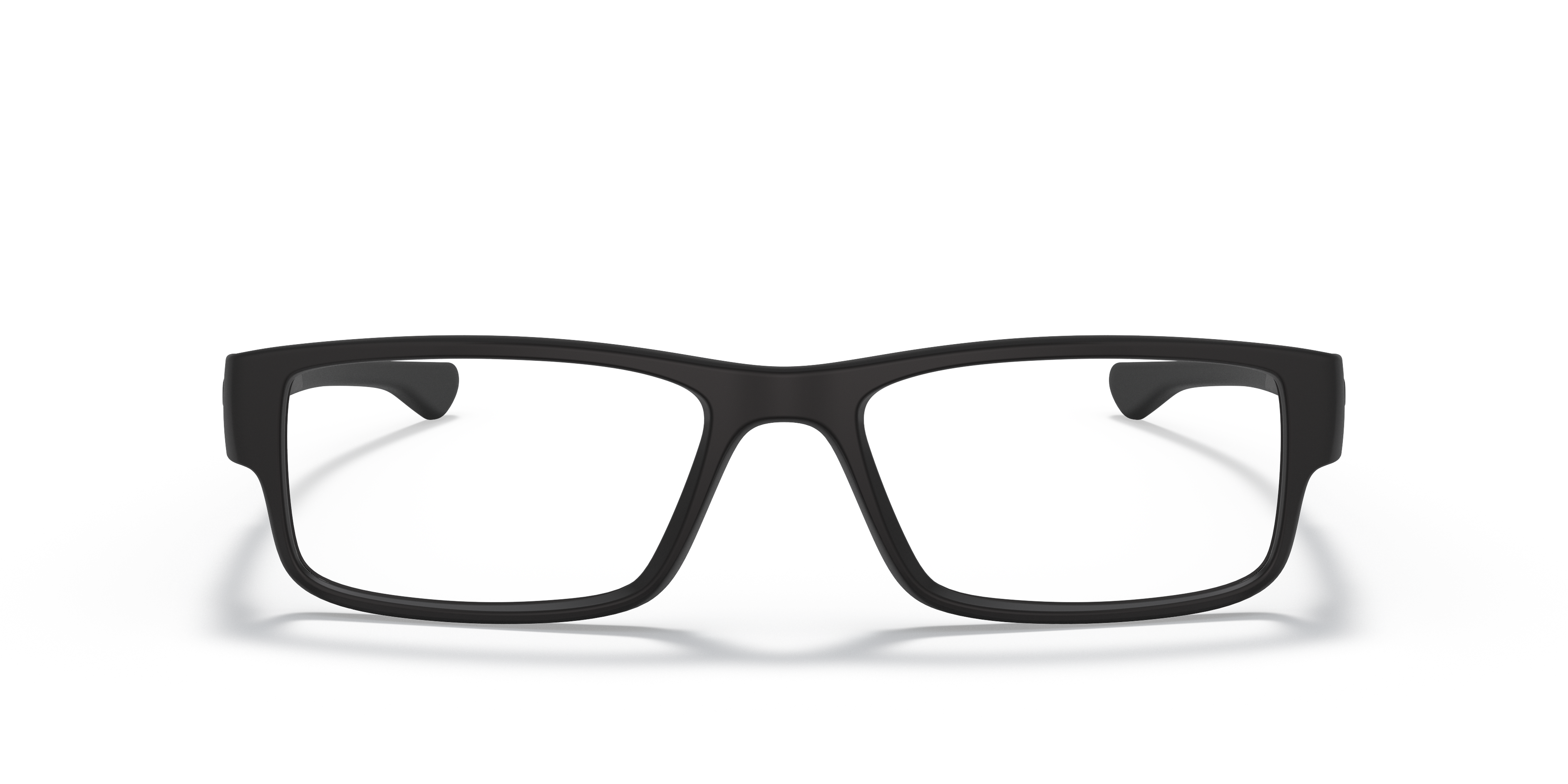 Airdrop™ Satin Black PlasticEyeglass Frames for Glasses Direct, Front View