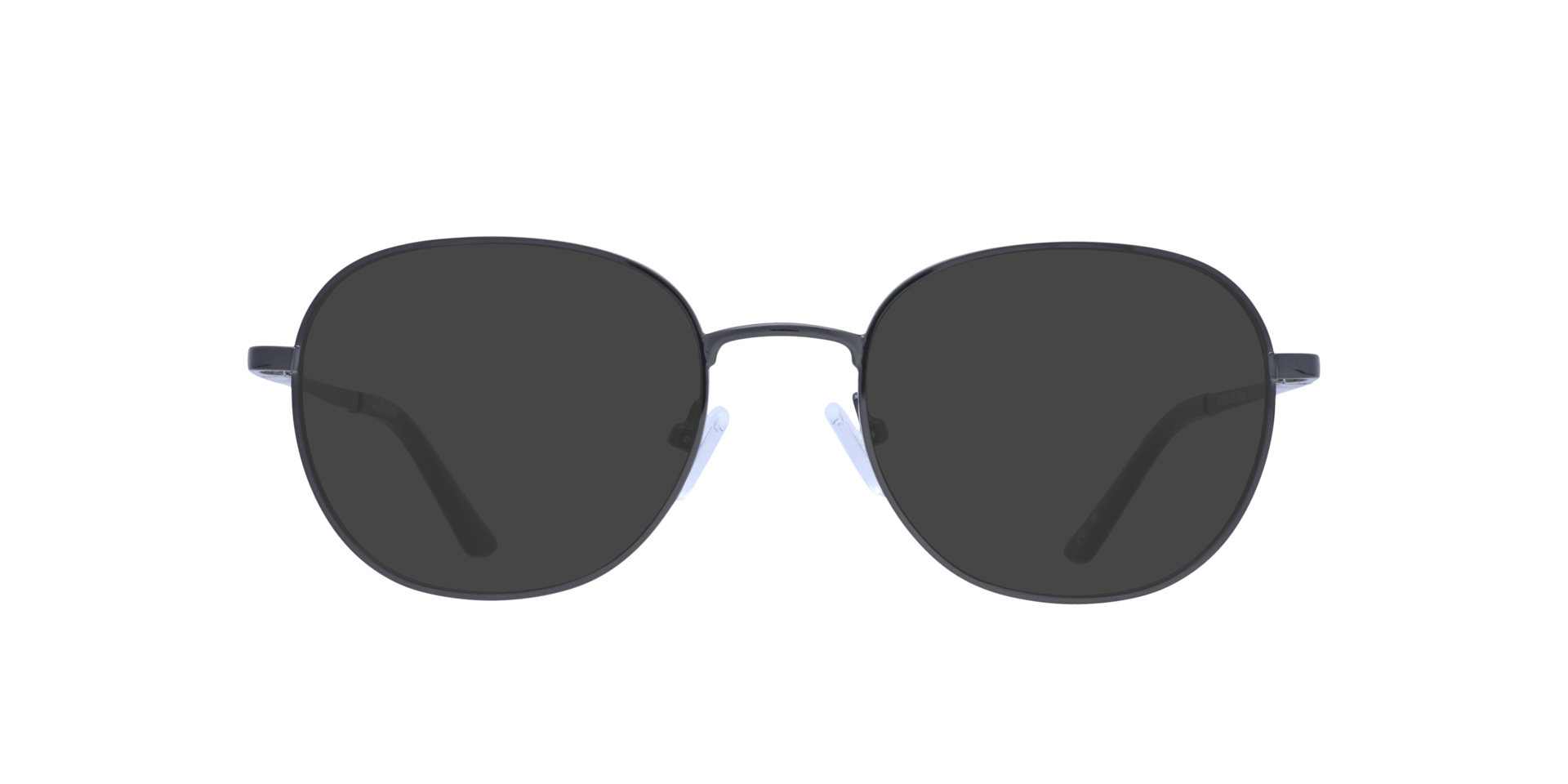 Harlan Shiny Black MetalEyeglass Frames for Glasses Direct, with Tinted Lenses
