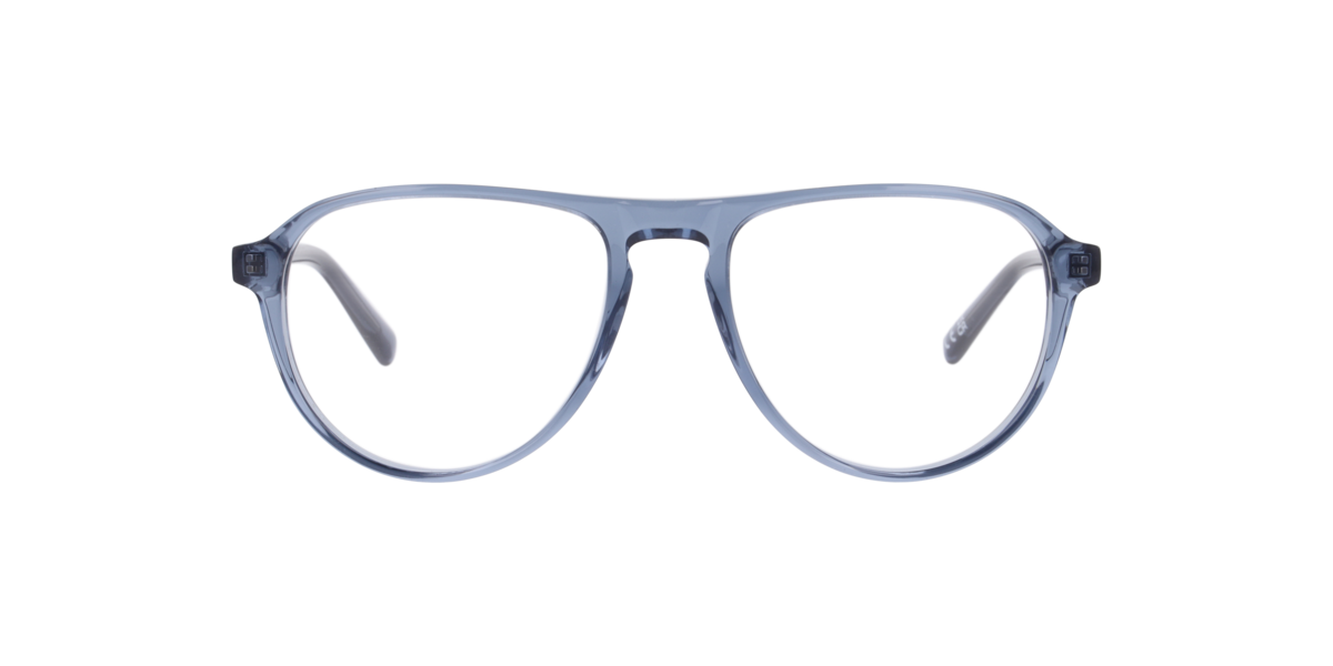 Scout Men's Crystal Blue Pilot Acetate Eyeglasses Online - Full Rim - Marcus