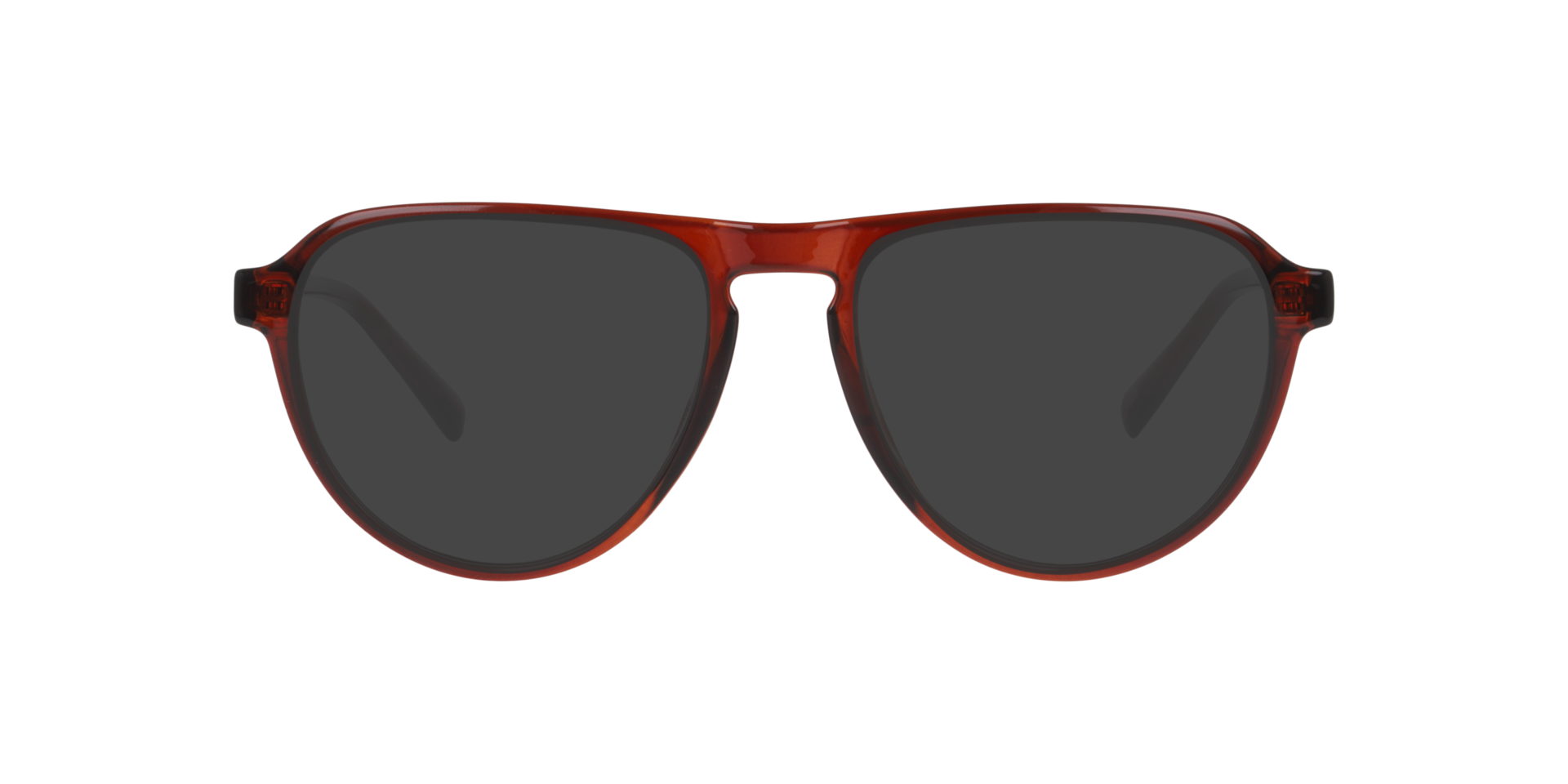 Nigel Transparent Brown PlasticEyeglass Frames for Glasses Direct, with Tinted Lenses