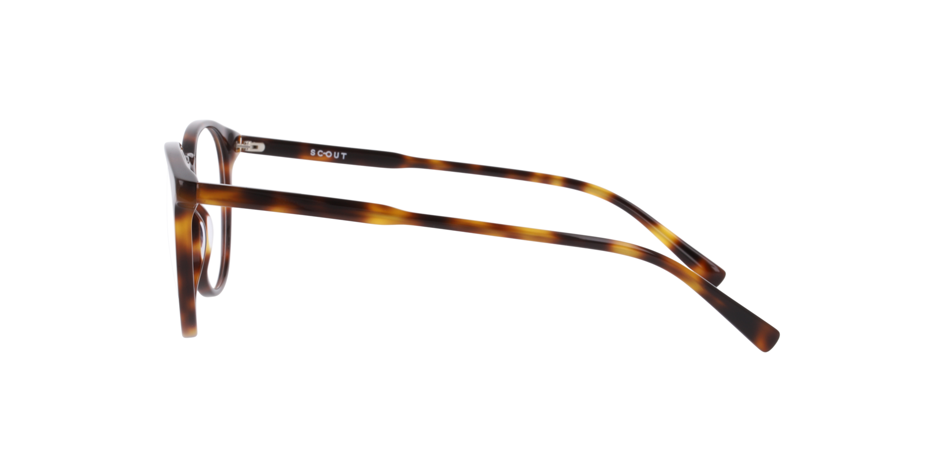 Madison Havana Brown AcetateEyeglass Frames for Glasses Direct, Side View