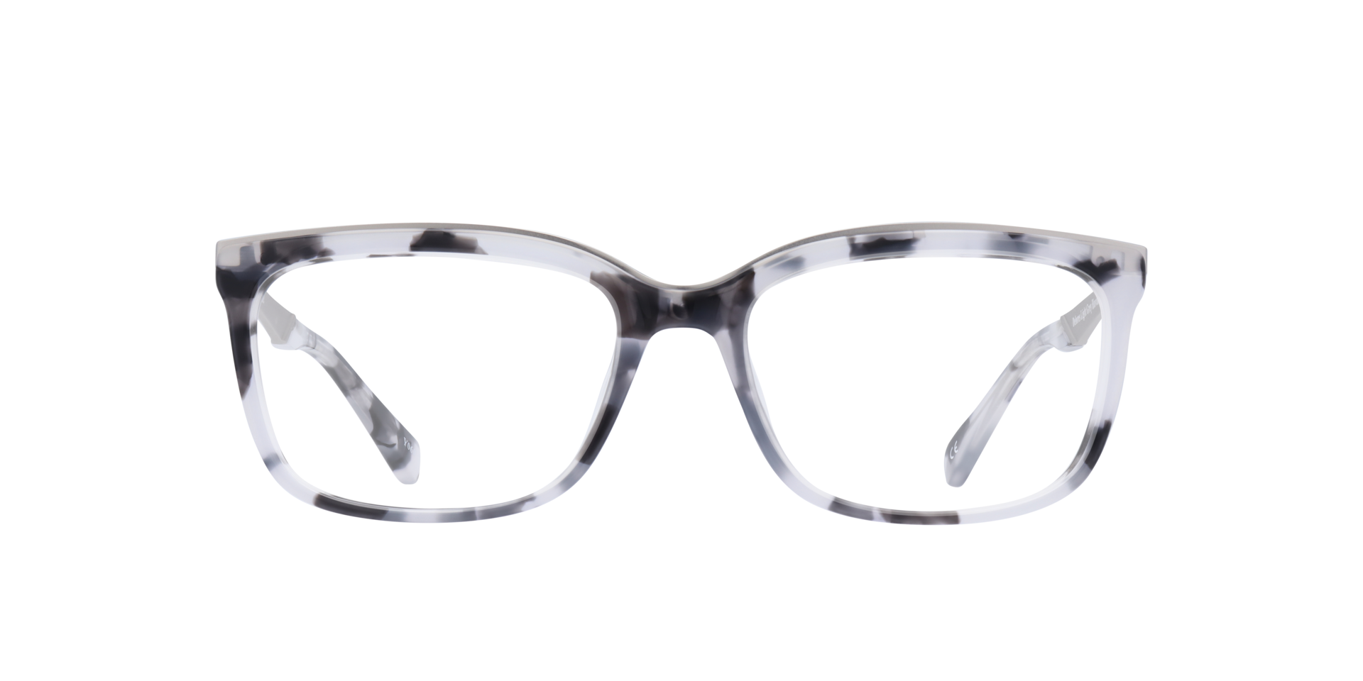 Delores Light Grey Havana AcetateEyeglass Frames for Glasses Direct, Front View