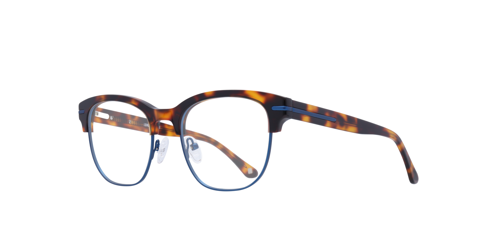 Greenford Havana MetalEyeglass Frames for Glasses Direct, Angle View